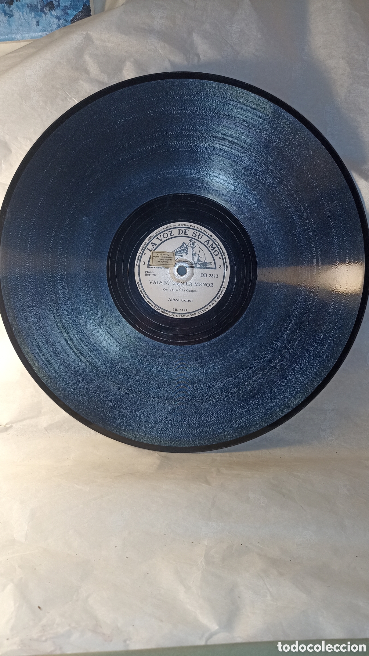 Discos de pizarra: Alfred Cortot interpreta Chopin Los Valses - Foto 3