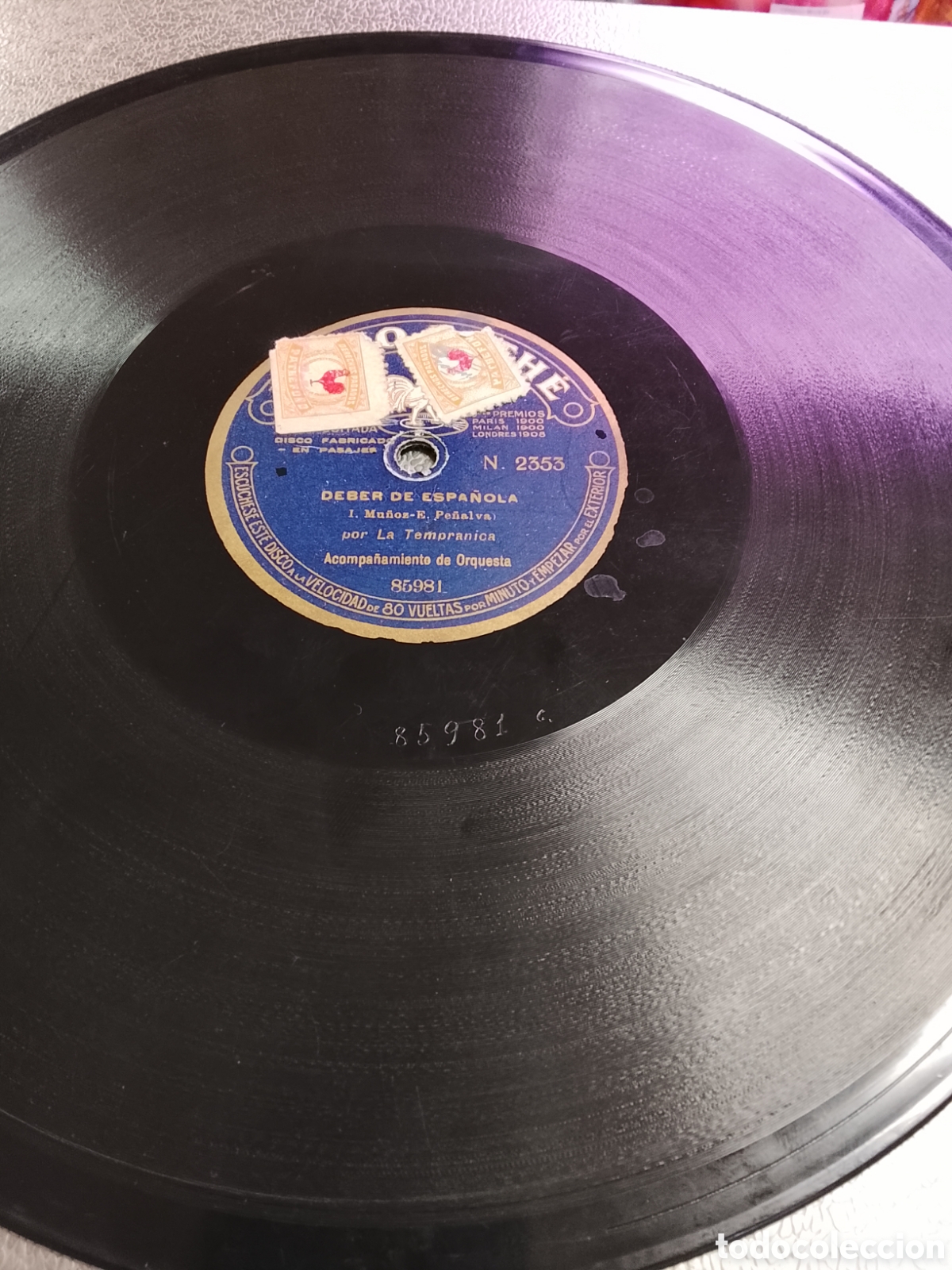 Discos de pizarra: Disco de pizarra la tempranica - Foto 3