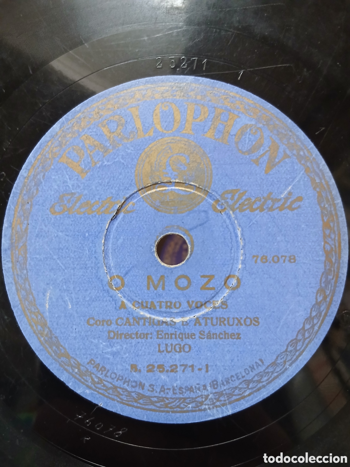 Discos de pizarra: Disco Pizarra O Mozo y Foliada do Valle de Lemo - Foto 3