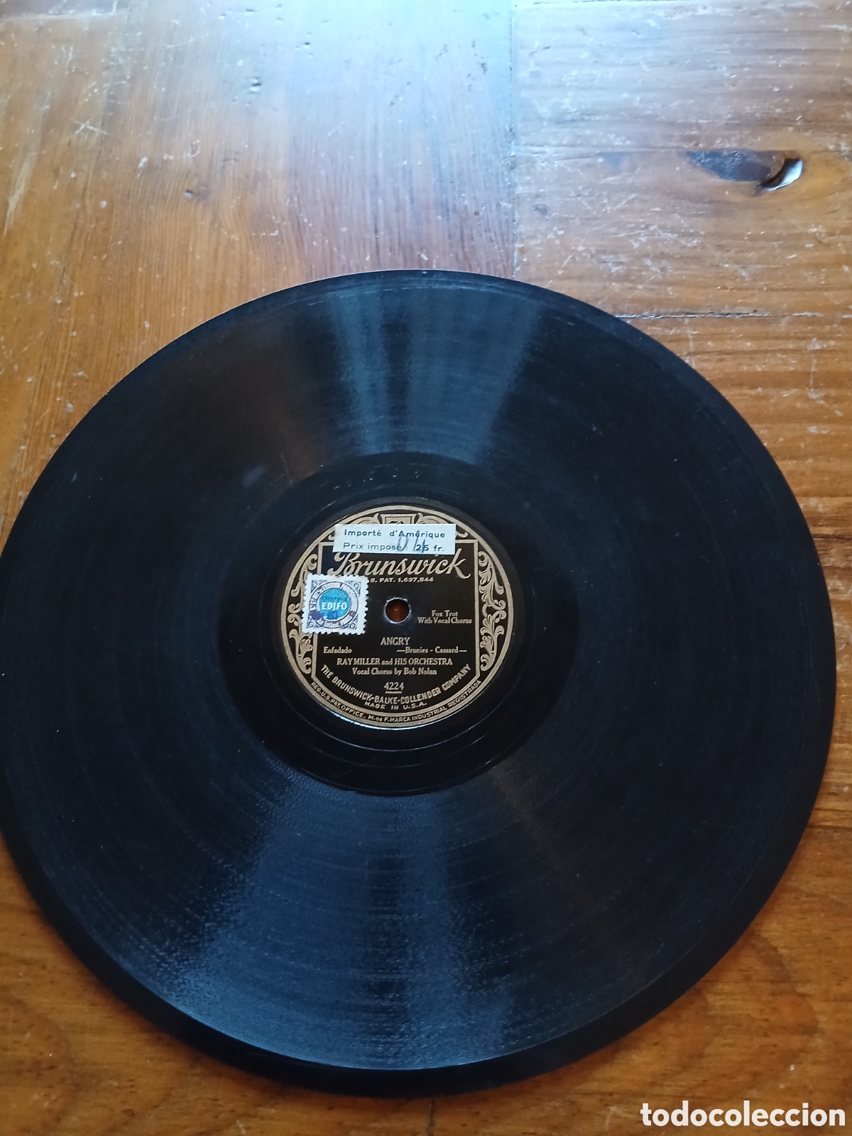 Discos de pizarra: Ray Miller And His Orchestra &lrm;&ndash; Thats A Plenty / Angry - Foto 4