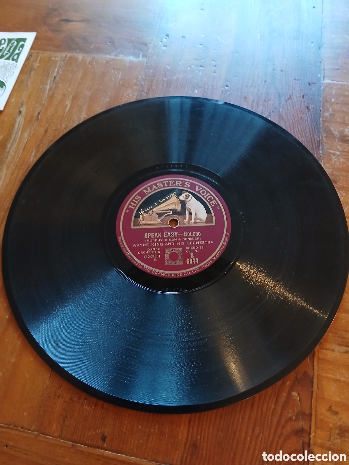 Discos de pizarra: Alfredo Brito - speak easy / siboney - Foto 2