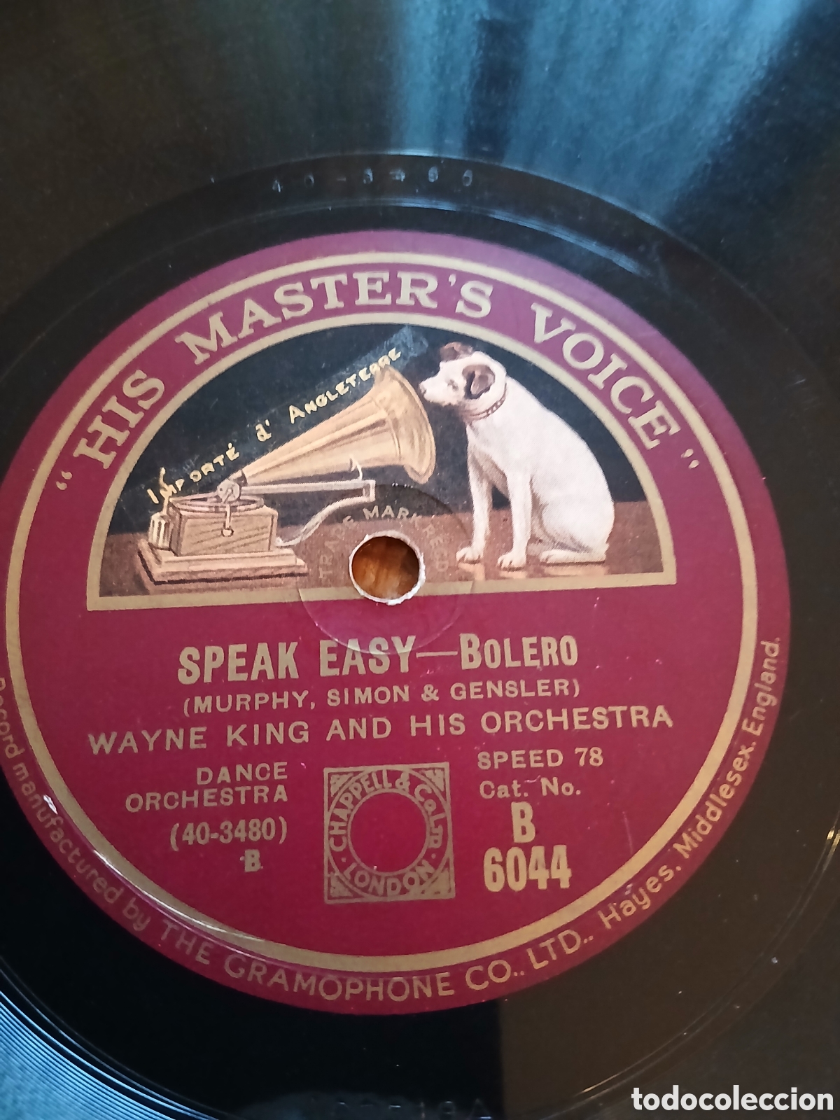 Discos de pizarra: Alfredo Brito - speak easy / siboney