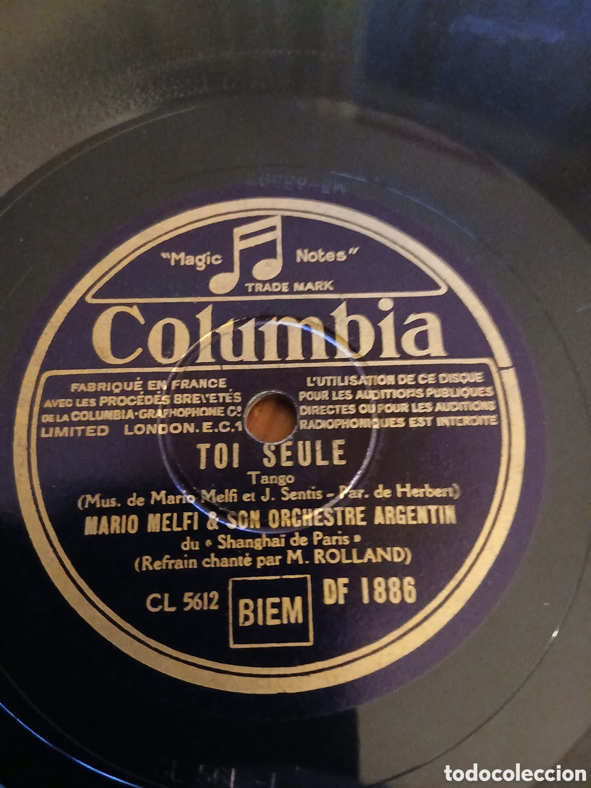 Discos de pizarra: Mario Selfi - toi seule / laisse- moi taimer - Foto 3