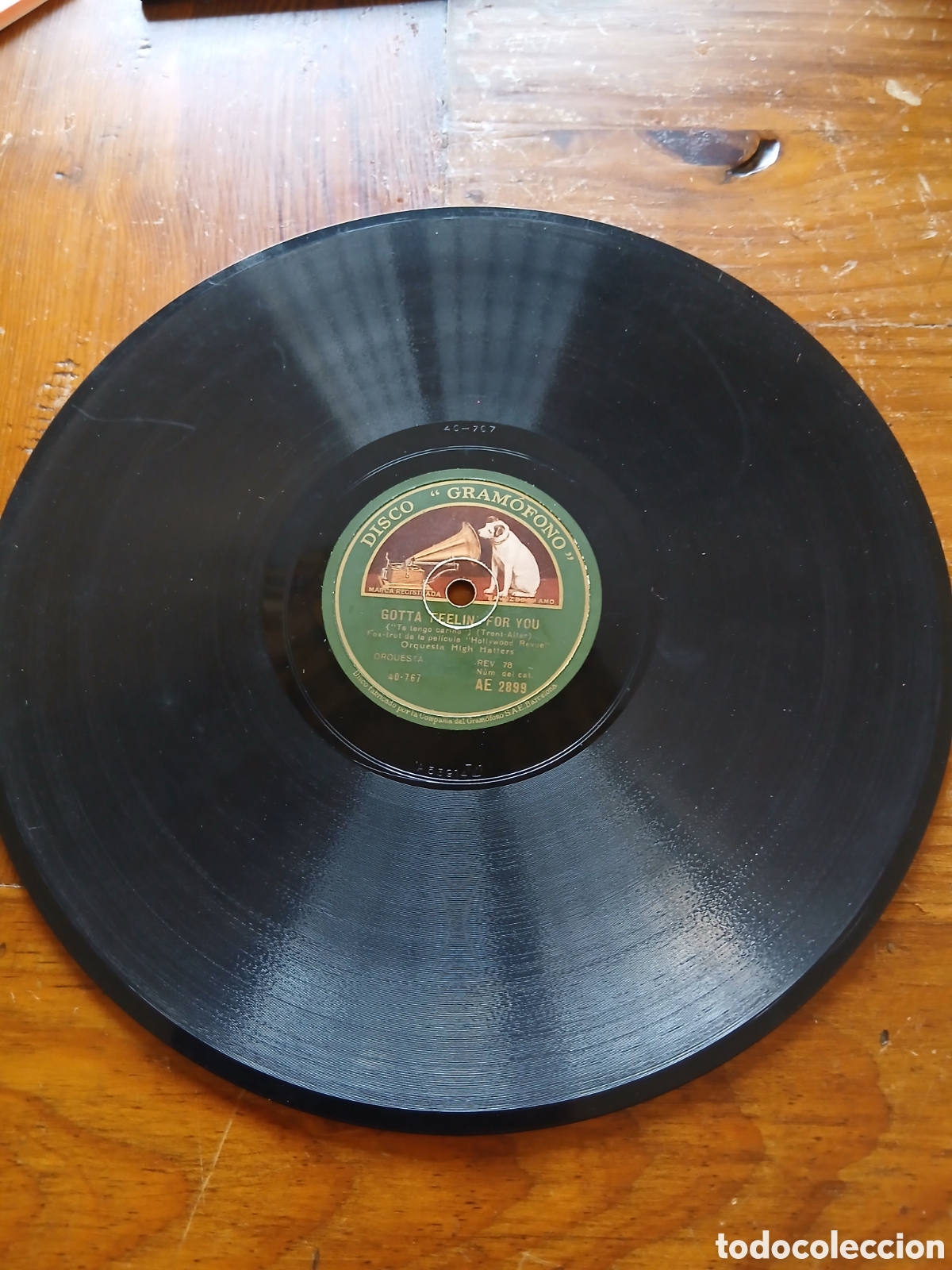 Discos de pizarra: Orquesta High Hatters - Low down Rhythm - Gotta Feelin for you - - Foto 2