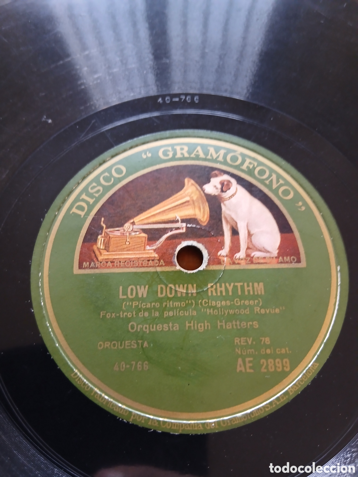 Discos de pizarra: Orquesta High Hatters - Low down Rhythm - Gotta Feelin for you - - Foto 3