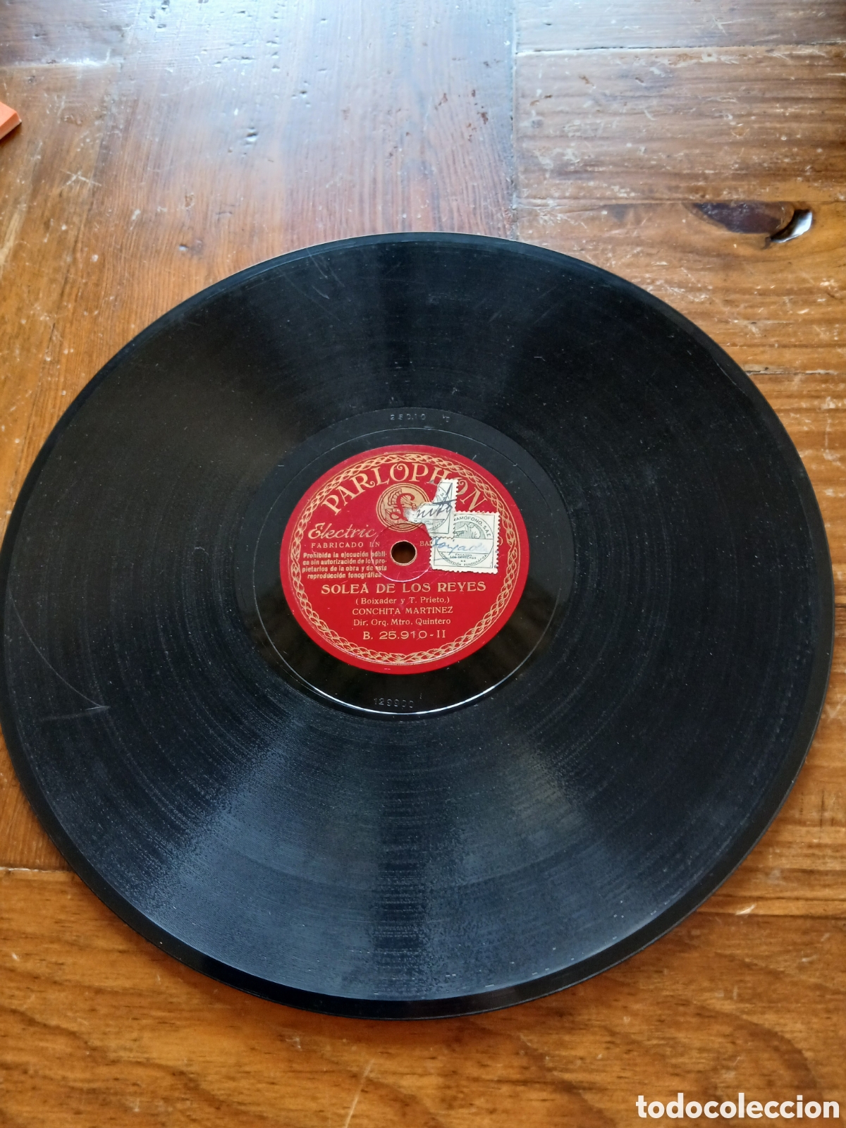 Discos de pizarra: Conchita Mart&iacute;nez - Mar&iacute;a Salom&eacute; / sole&aacute; de los reyes - Foto 2