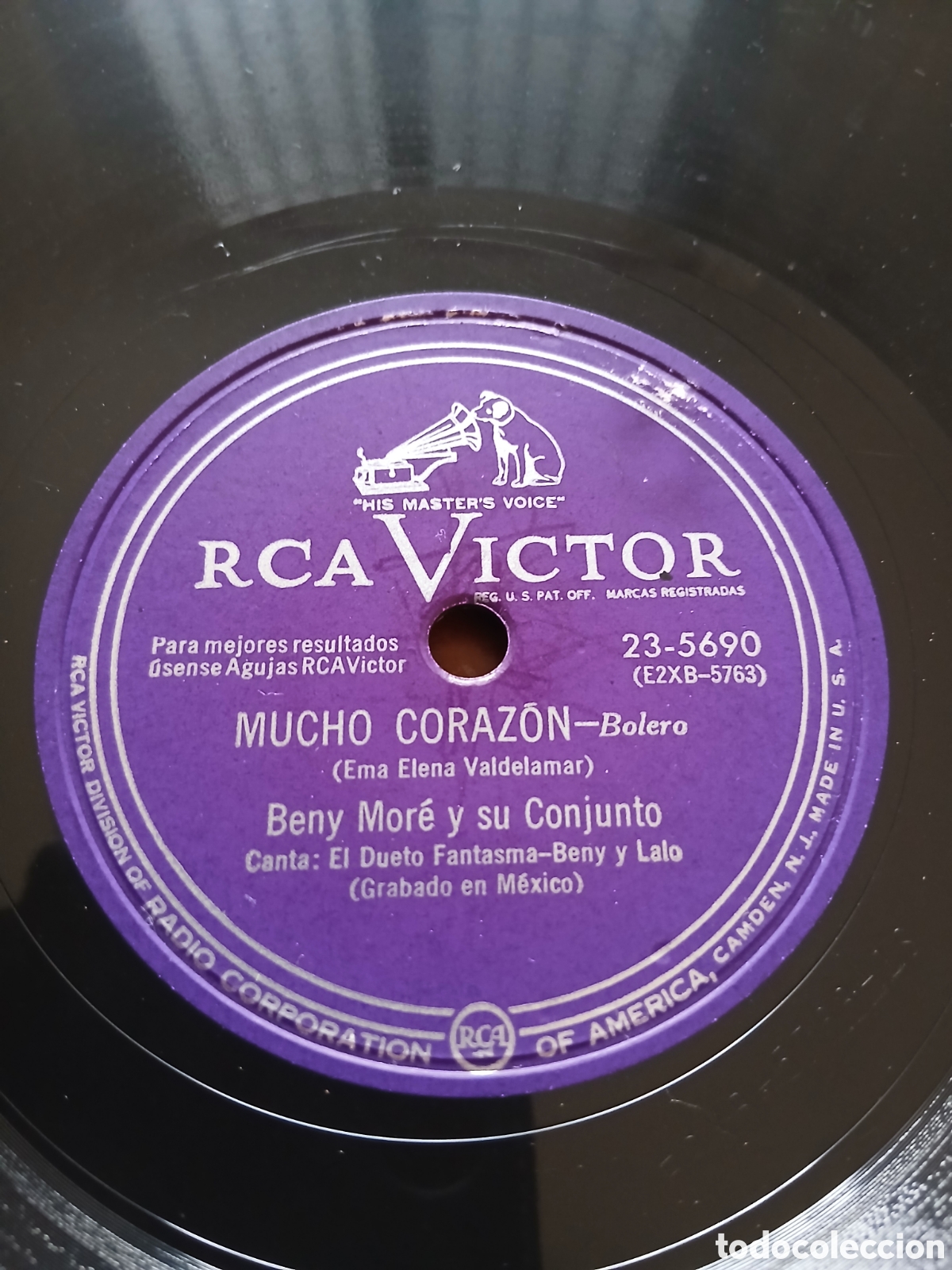 Discos de pizarra: Beny Mor&eacute; - ensalada de mambo / mucho coraz&oacute;n