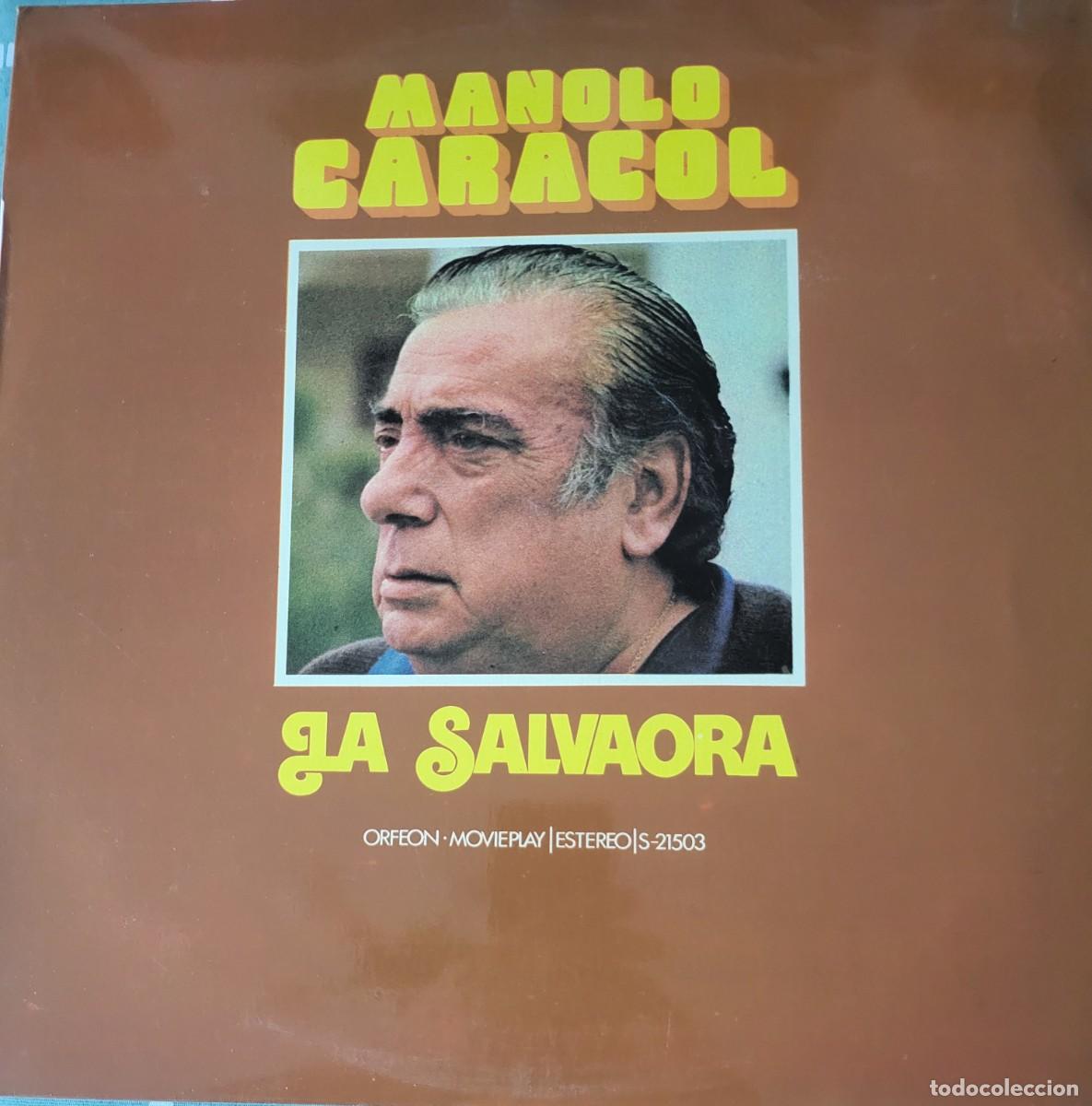 Discos de pizarra: Manolo Caracol Lp sello Orfeon editado en Espa&ntilde;a a&ntilde;o 1972...
