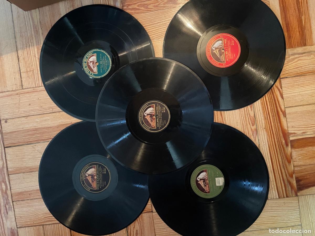 Discos de pizarra: Discos gram&oacute;fono colecci&oacute;n 45 en total