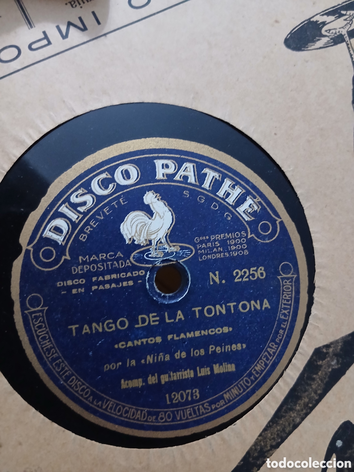 Discos de pizarra: 7 Discos Pathe La ni&ntilde;a de los peines - Foto 7