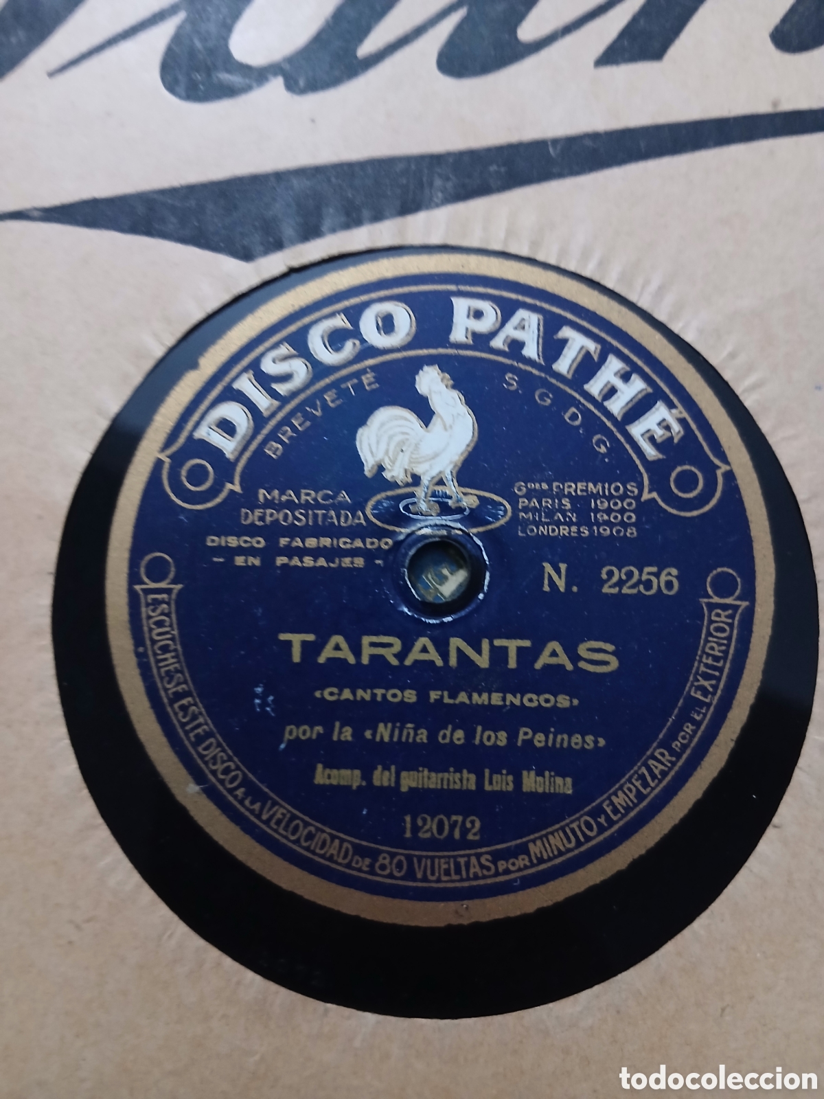 Discos de pizarra: 7 Discos Pathe La ni&ntilde;a de los peines - Foto 8