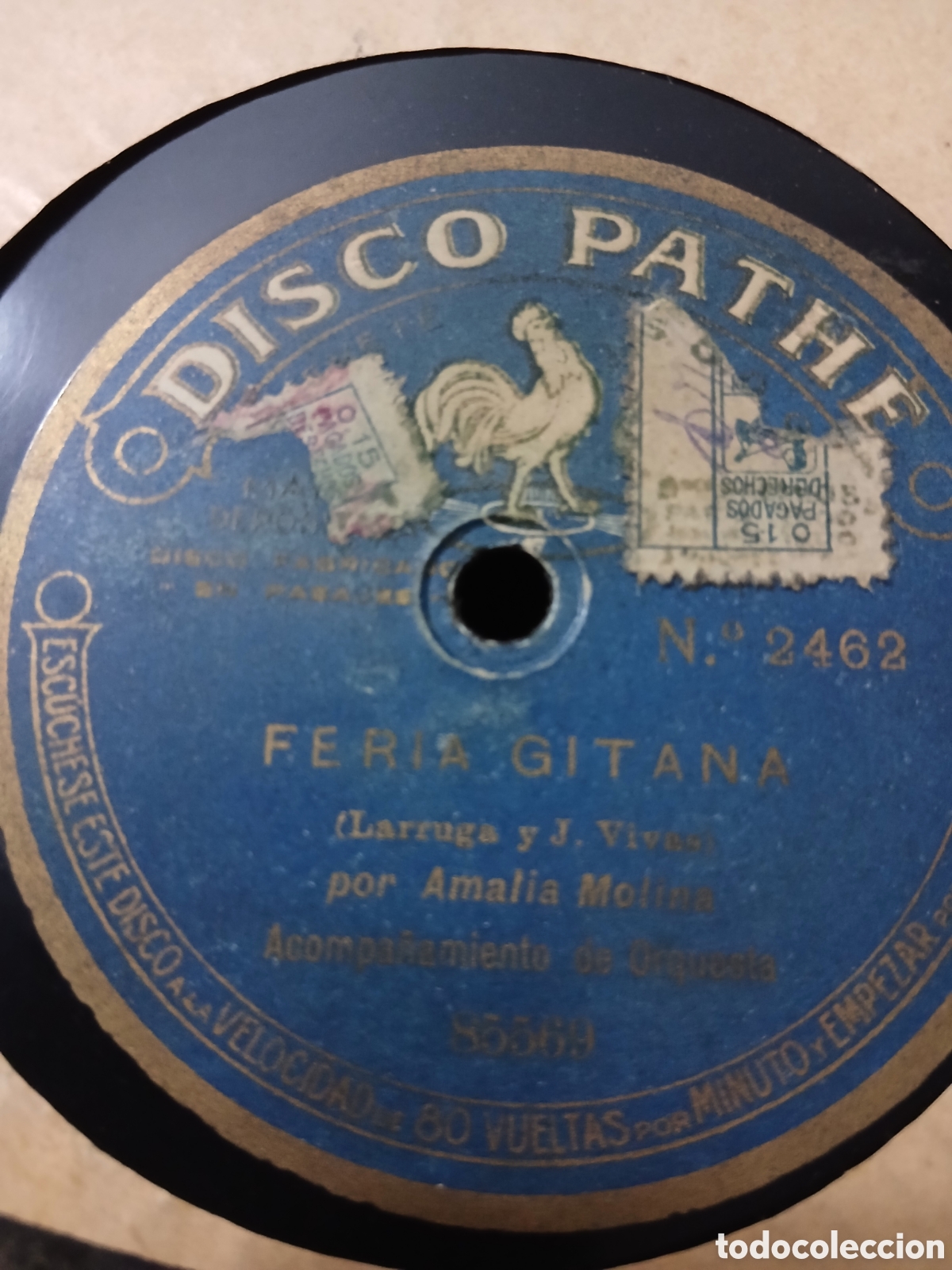 Discos de pizarra: 7 Discos Pathe La ni&ntilde;a de los peines - Foto 9