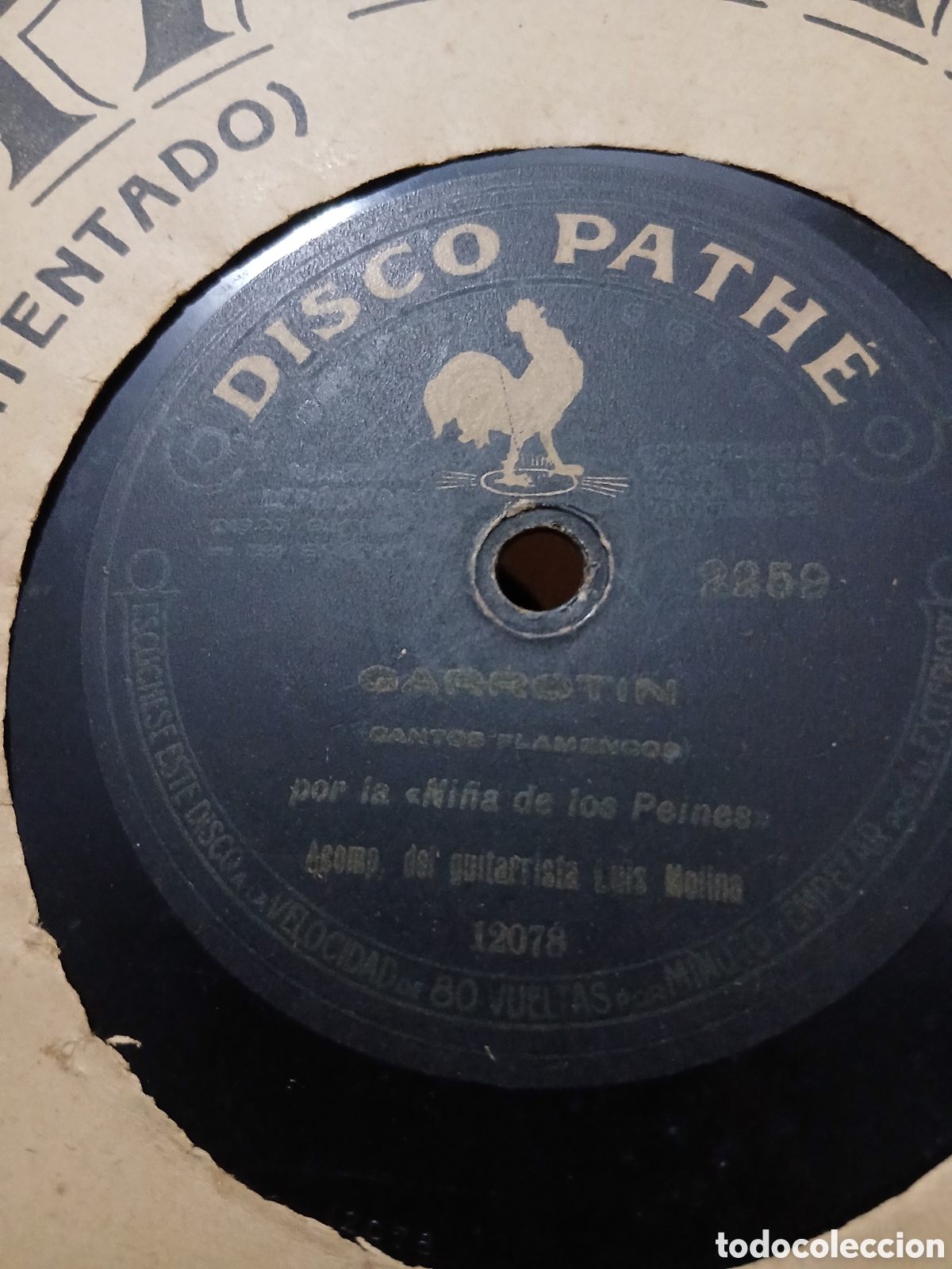 Discos de pizarra: 7 Discos Pathe La ni&ntilde;a de los peines - Foto 11