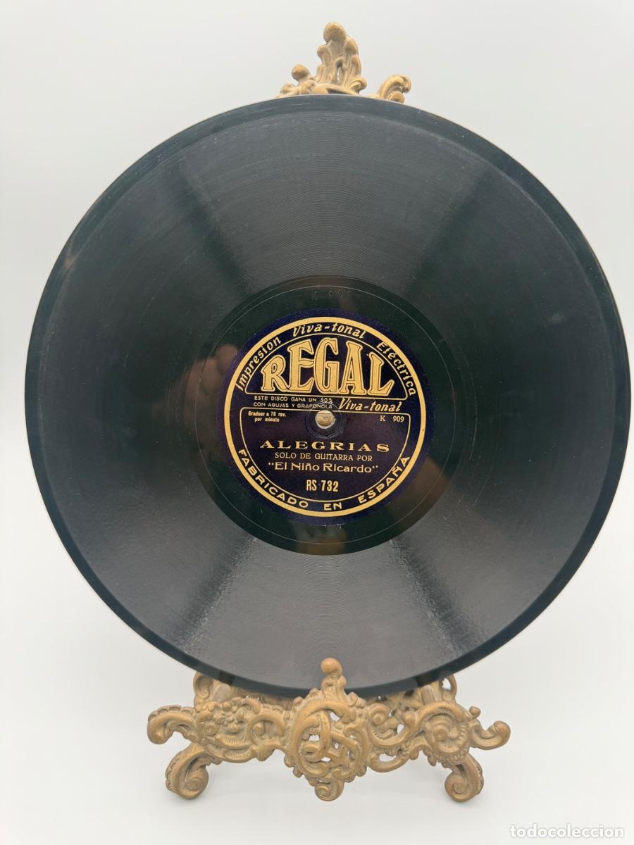 Discos de pizarra: DISCO PIZARRA 78 RPM REGAL - EL NI&Ntilde;O RICARDO - ALEGRIAS / VARIACIONES POR GRANADINA