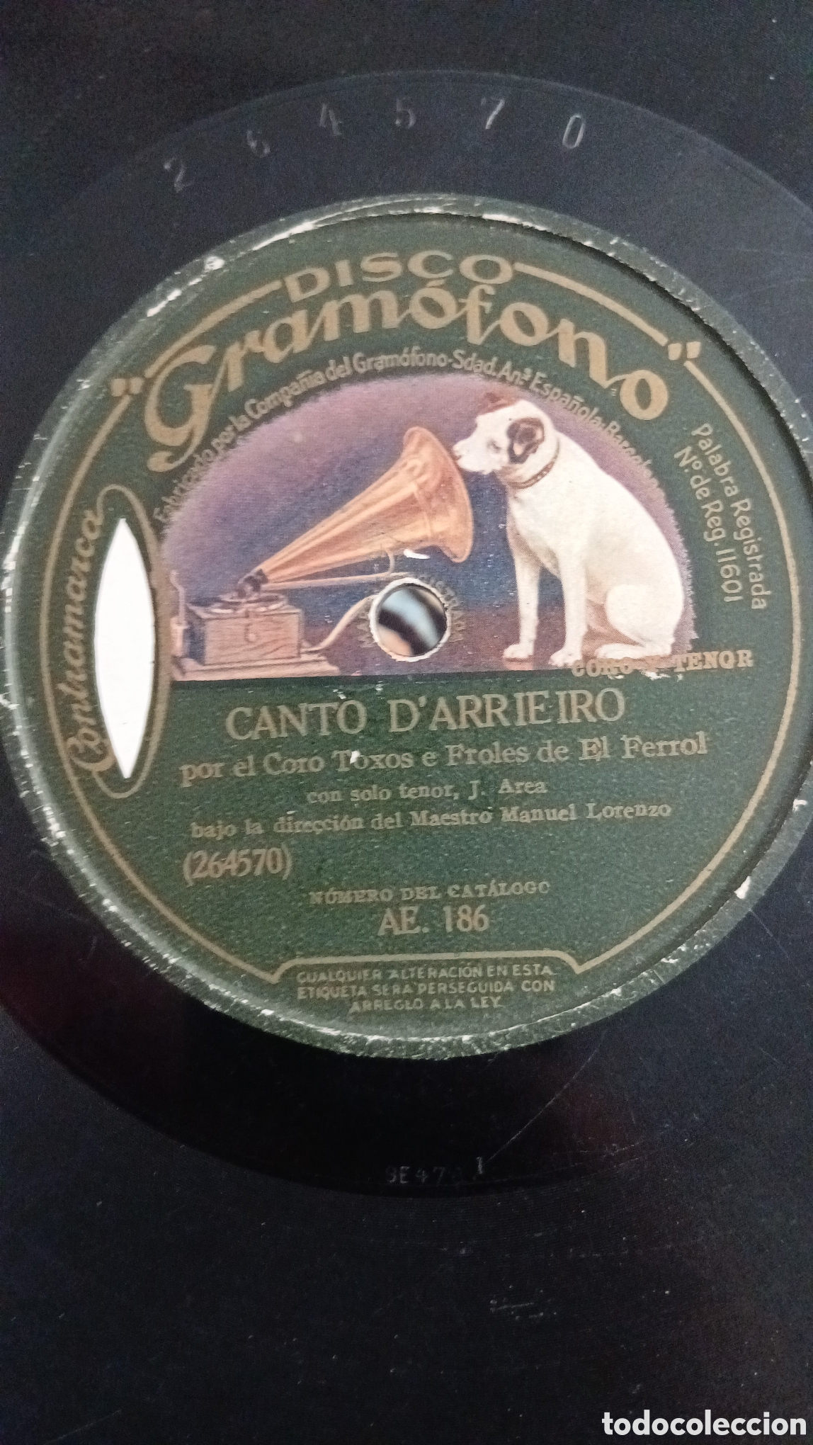 Discos de pizarra: Disco Gallego Toxos e Froles del Ferrol - Foto 2
