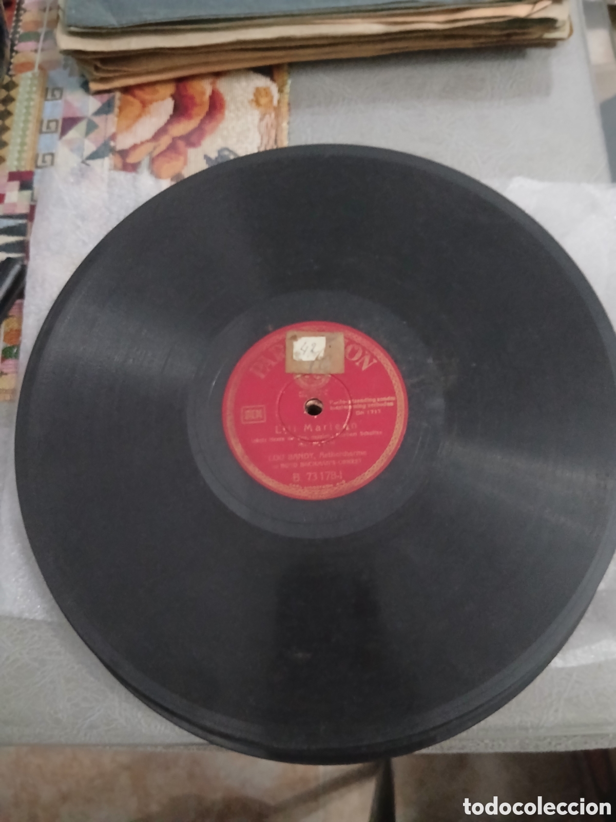 Discos de pizarra: Disco Lili Marlene Cantado - Foto 2
