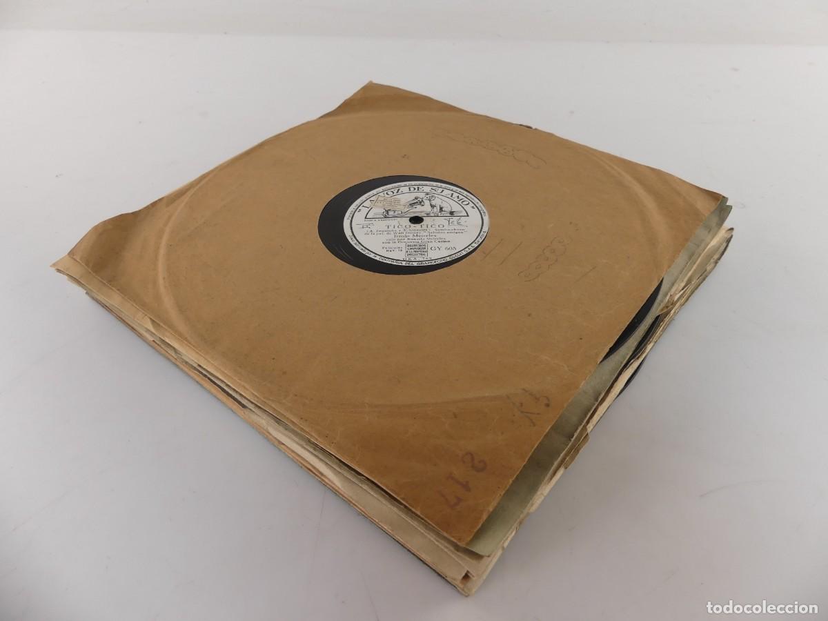 Discos de pizarra: COLECCION LOTE DE 12 DISCOS DE PIZARRA