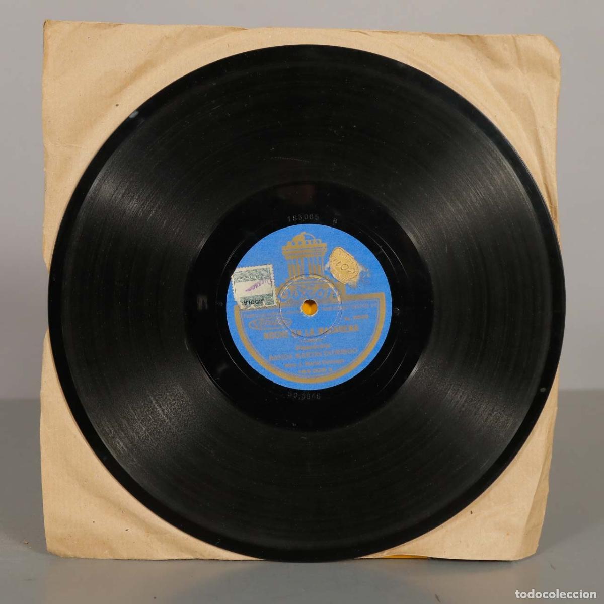 Discos de pizarra: DISCO DE PIZARRA. Pepita Greus, Una Noche en la Macarena Banda Mart&iacute;n Domingo