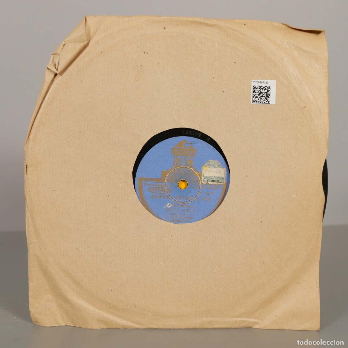 Discos de pizarra: DISCO DE PIZARRA. ALWAYS SEVILLA, YES, CA&Ntilde;ERO. - Foto 2