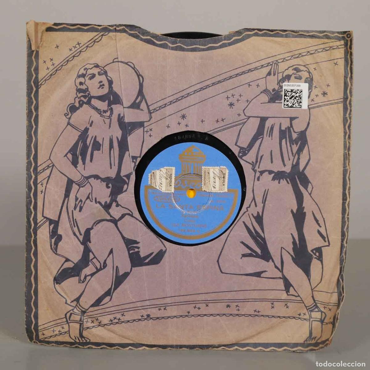 Discos de pizarra: DISCO DE PIZARRA. LA SANTA ESPINA. PER TU PLORO