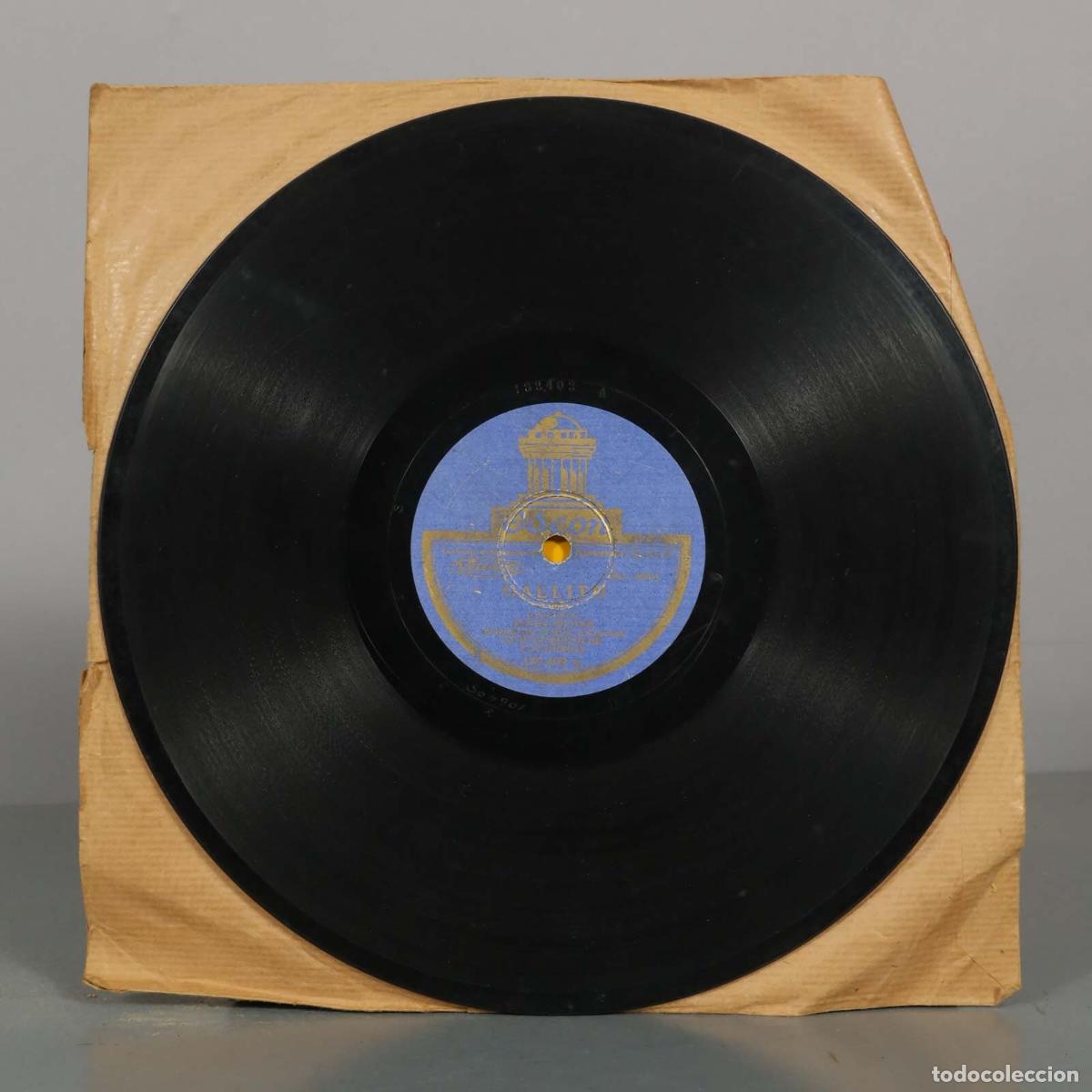 Discos de pizarra: DISCO DE PIZARRA. MELODIAS DE ESPA&Ntilde;A. GALLITO - Foto 1