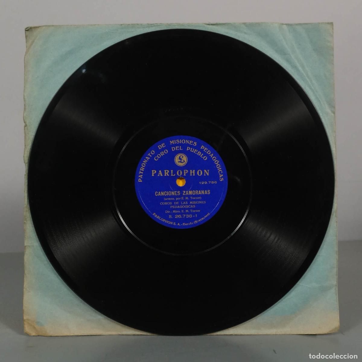 Discos de pizarra: DISCO PIZARRA. CANCION RONDA SALAMANCA CANCIONS ZAMORANAS CORO MISIONES PEDAGOGICAS GALLEGO MARQUINA