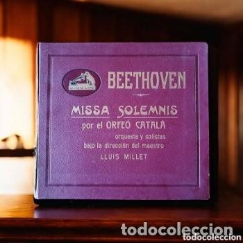 Discos de pizarra: DISCOS DE PIZARRA - &rdquo;MISSA SOLEMNIS&rdquo; - BEETHOVEN - ORFE&Oacute; CATAL&Agrave;