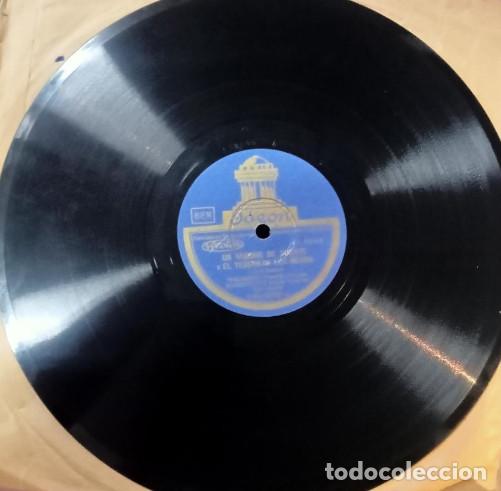 Discos de pizarra: 10&rdquo; ROBERTO REY - Un hombre de suerte o El tesoro de los Menda (Palomita / Cancion del vino) ODEON