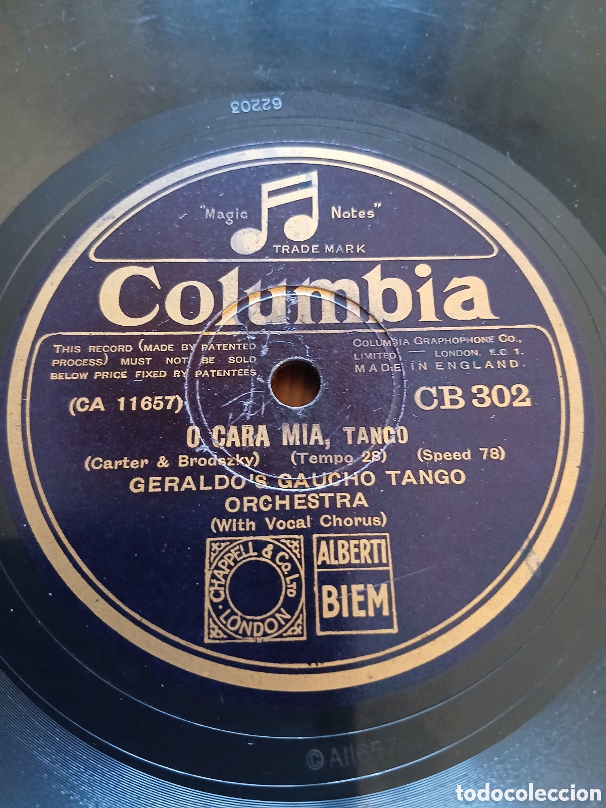 Discos de pizarra: Geraldo&rdquo;s gaucho tango orchestra