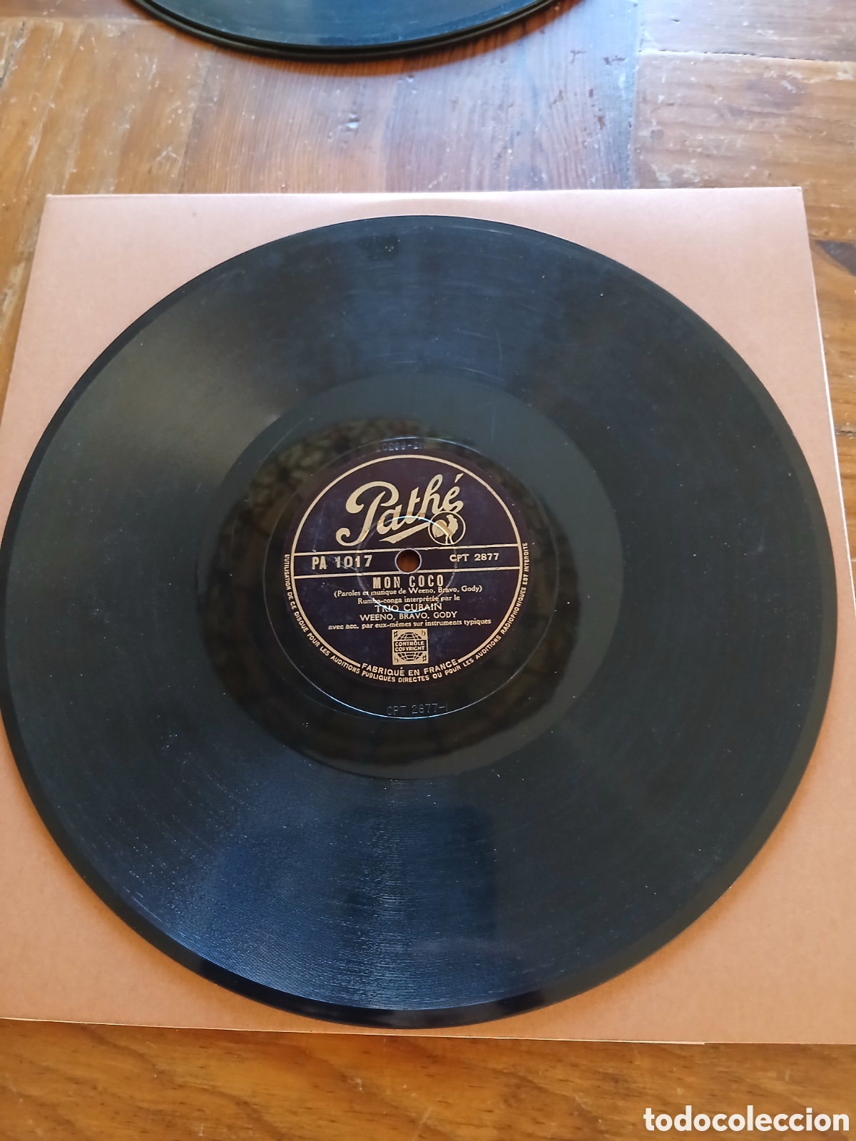 Discos de pizarra: Trio cubain lote. Weeno, Bravo, Gody - Foto 4