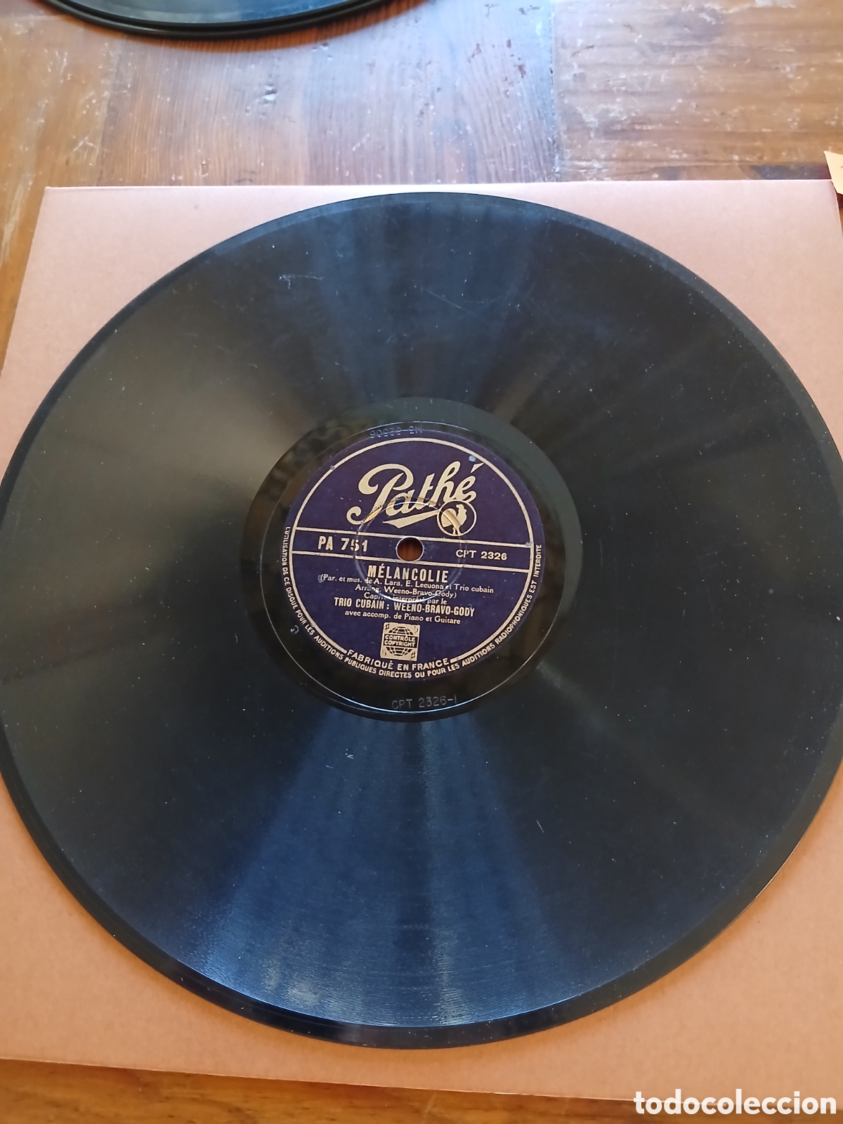 Discos de pizarra: Trio cubain lote. Weeno, Bravo, Gody - Foto 6