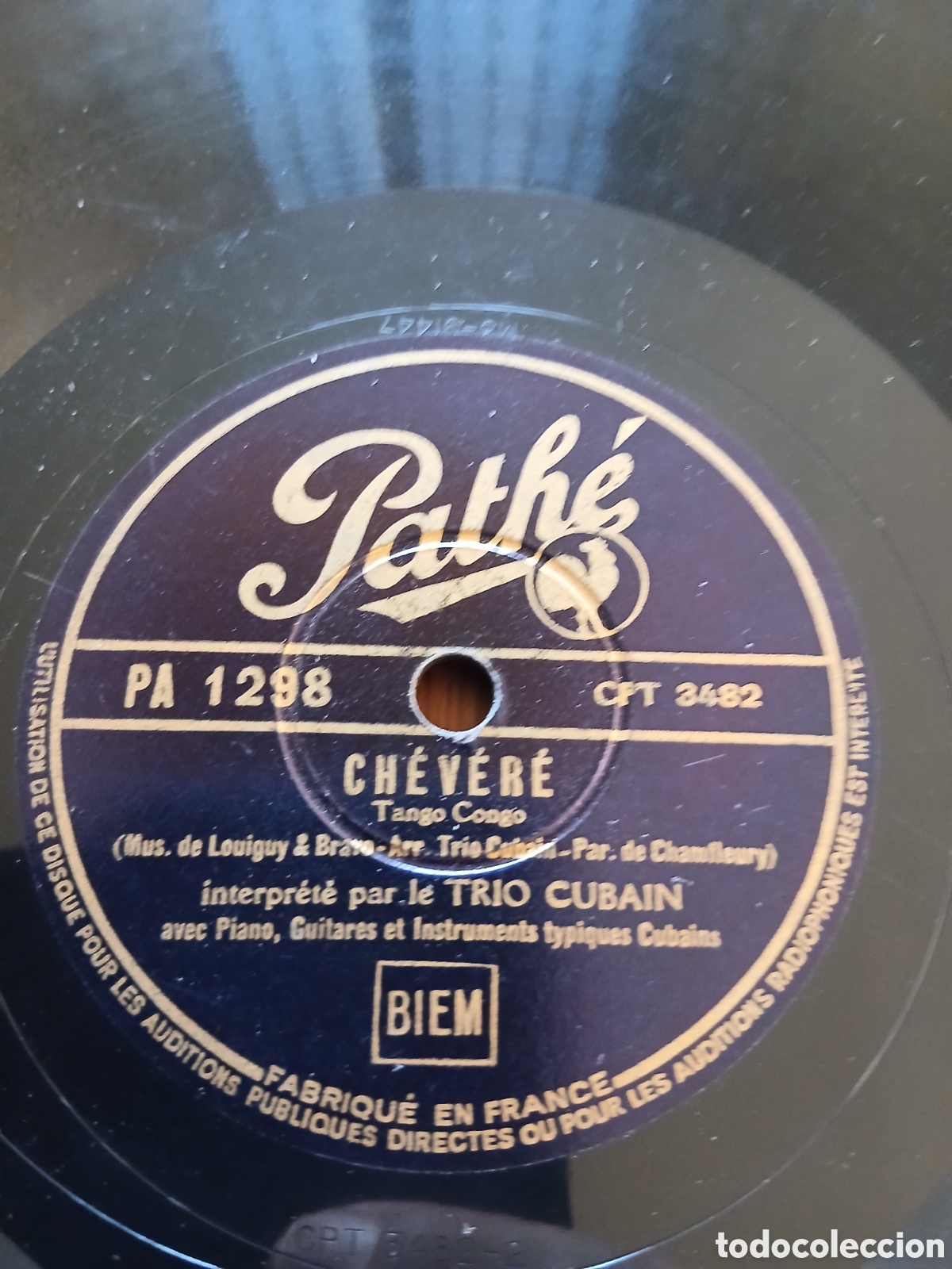 Discos de pizarra: Trio cubain lote. Weeno, Bravo, Gody - Foto 9