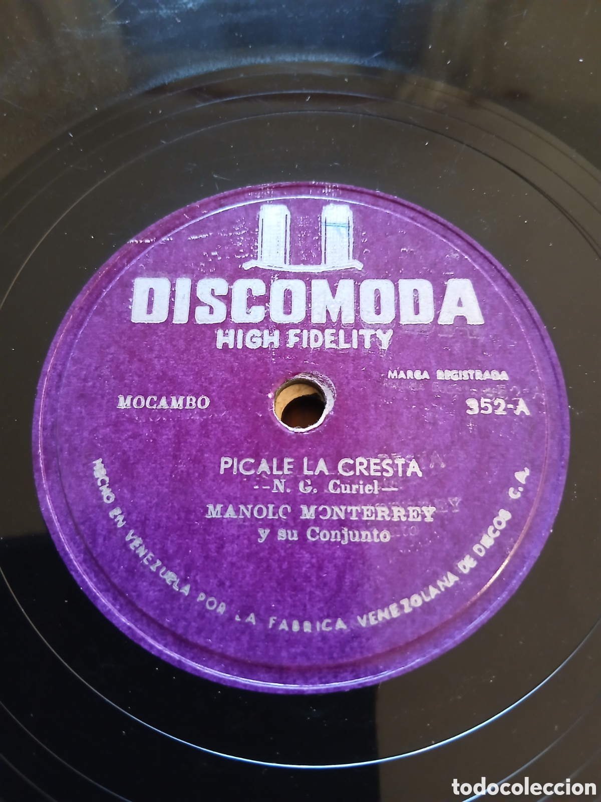 Discos de pizarra: Manolo Monterrey en su conjunto