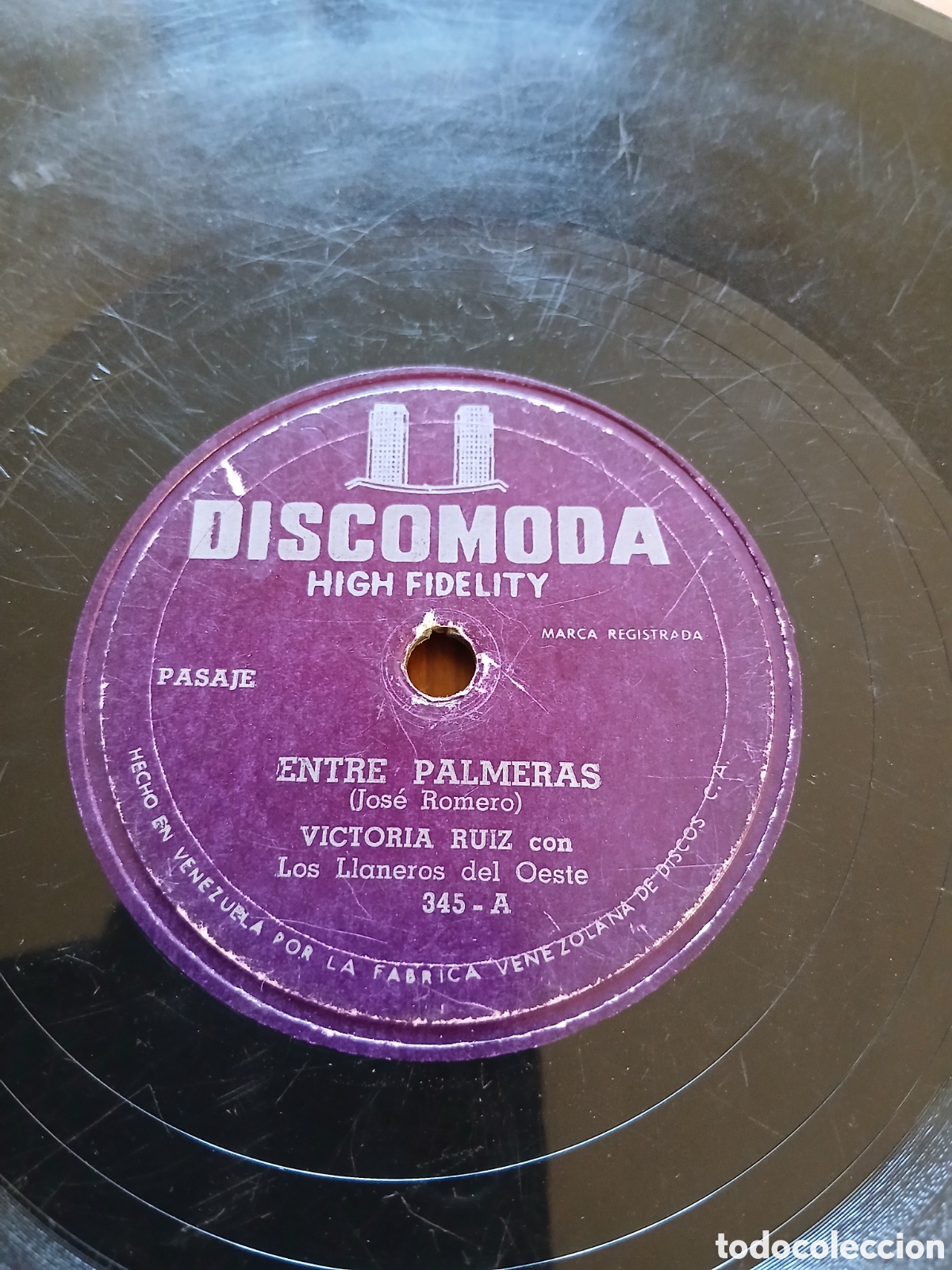 Discos de pizarra: Victoria Ruiz con los llaneros del oeste - Foto 3