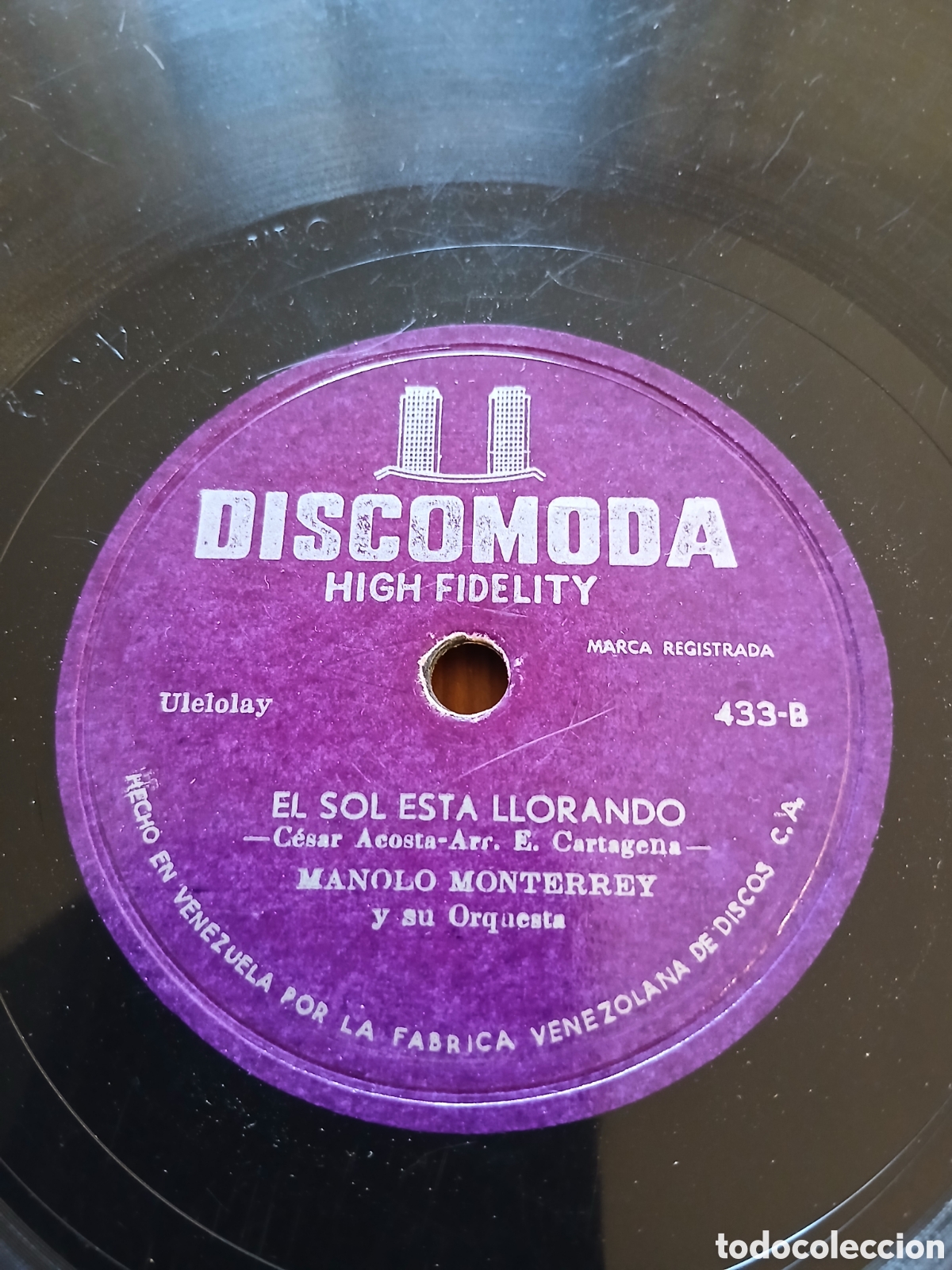 Discos de pizarra: Manolo Monterrey y su orquesta