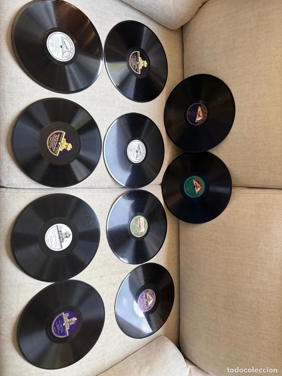 Disques en gomme-laque: Lote 10 discos de pizarra 78 rpm flamenco copla &ndash; Muestra / Invendible