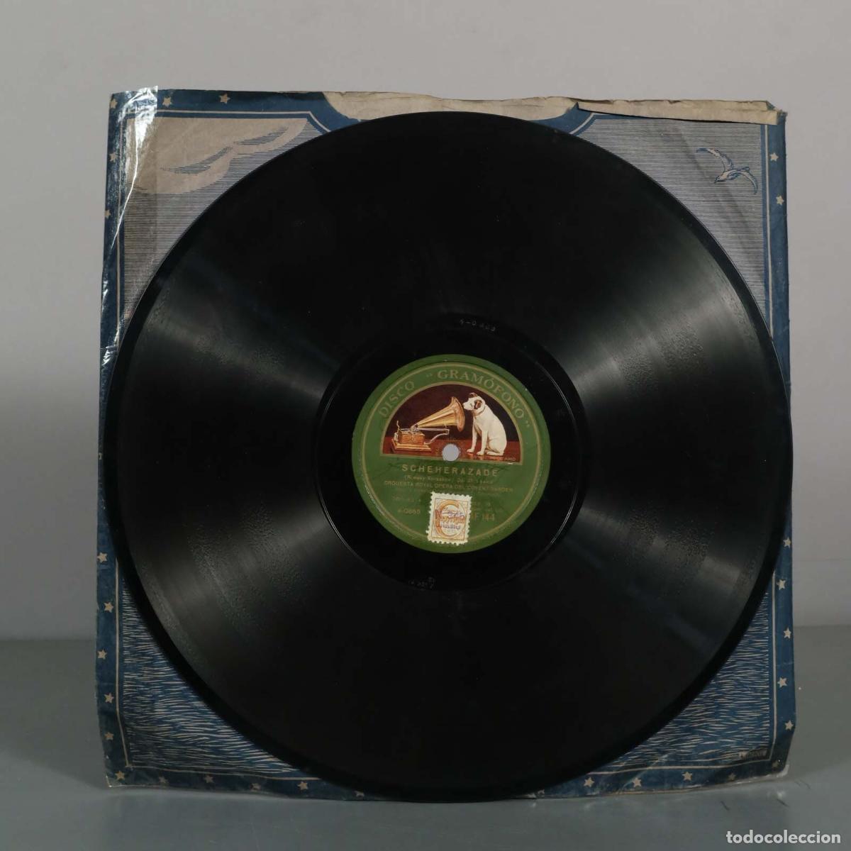 Discos de pizarra: DISCO DE PIZARRA. Scheherazade - Rimsky-Korsakov - Orquesta Royal Opera del Covent Garden