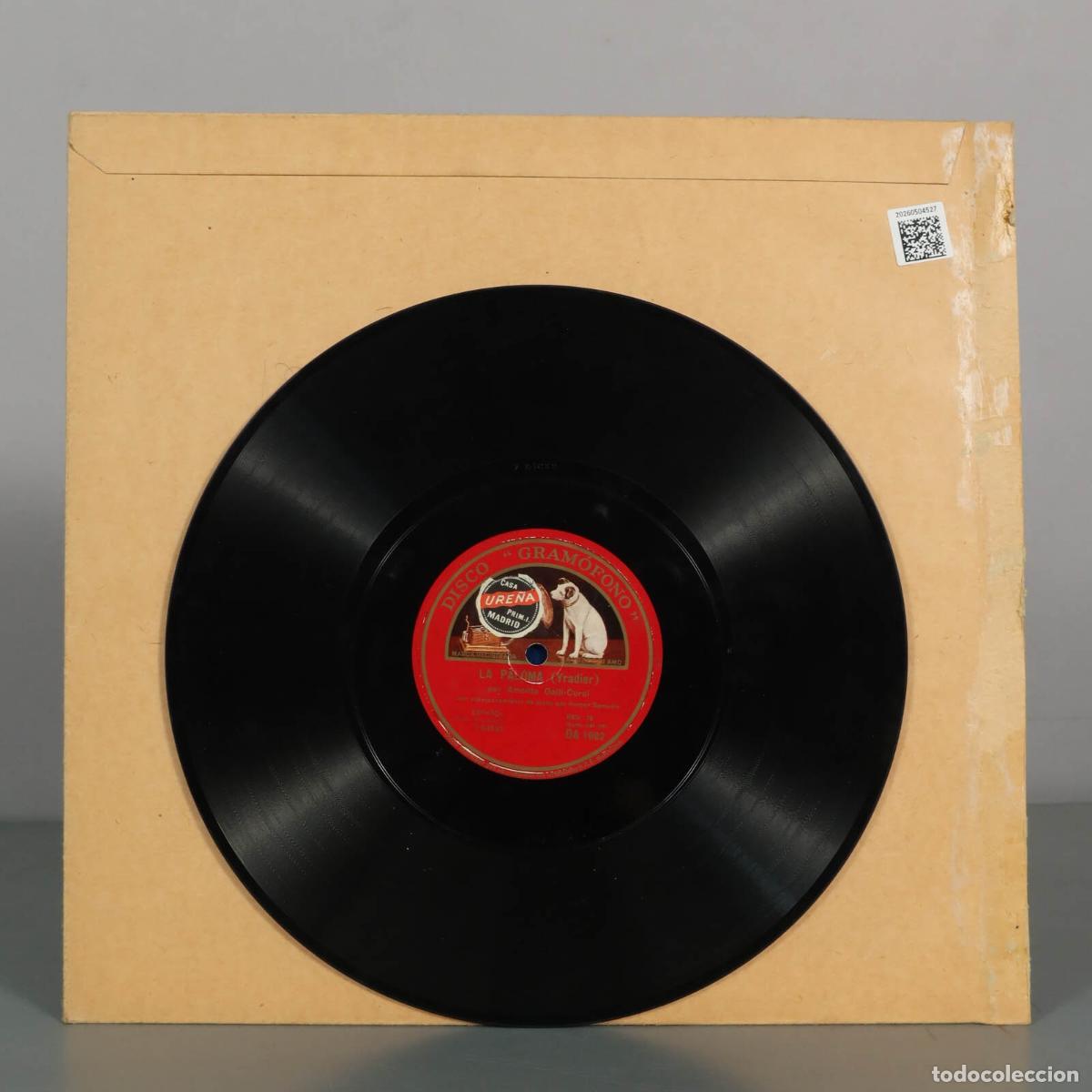 Discos de pizarra: DISCO DE PIZARRA. La Capinera - LA PALOMA YRADIER - Foto 2