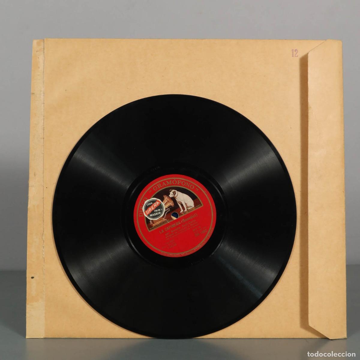 Discos de pizarra: DISCO DE PIZARRA. La Capinera - LA PALOMA YRADIER