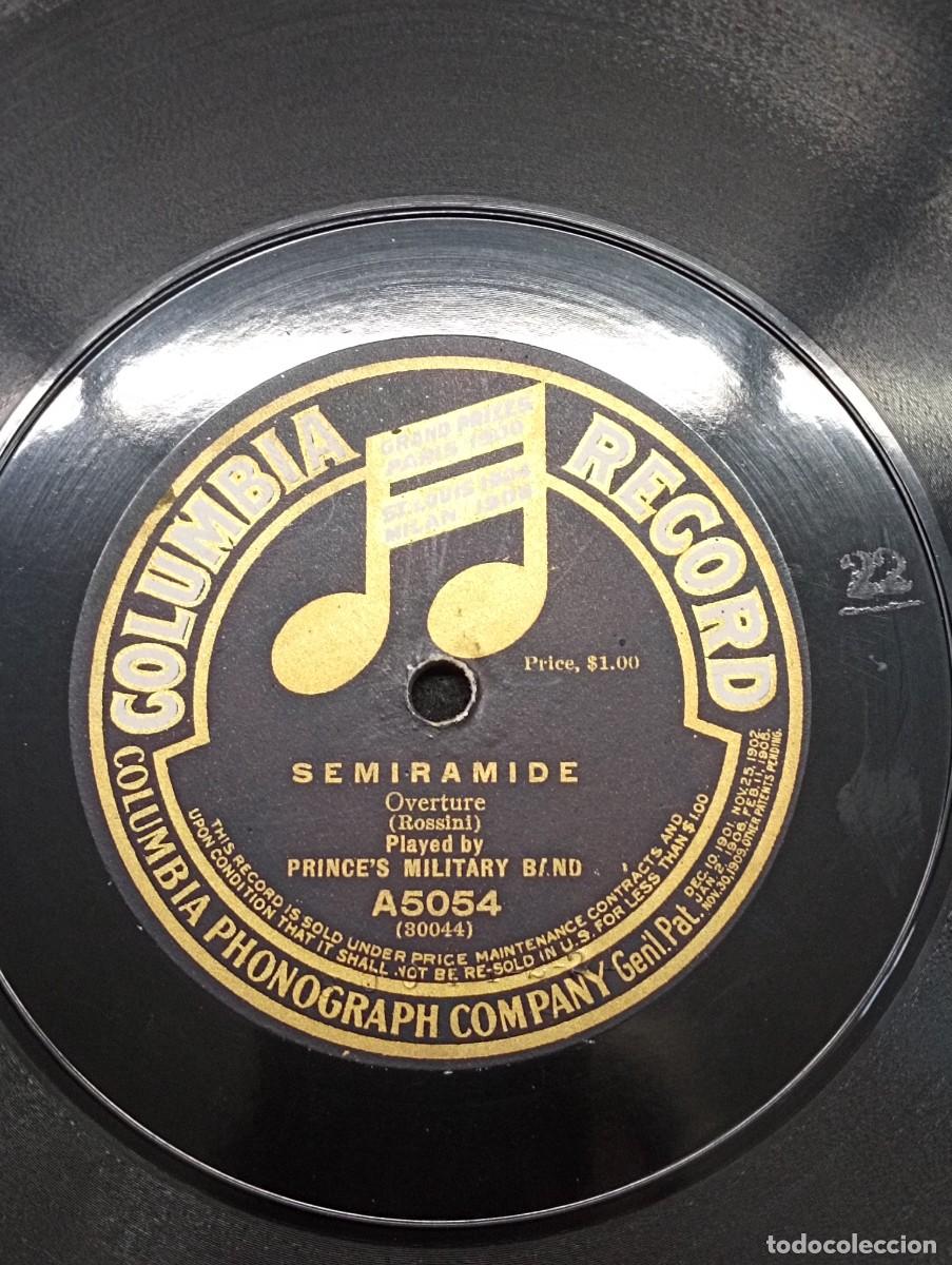 Discos de pizarra: Semiramide. ROSSINI y Tannhauser. WAGNER. Columbia Record. A&ntilde;os 20-30.