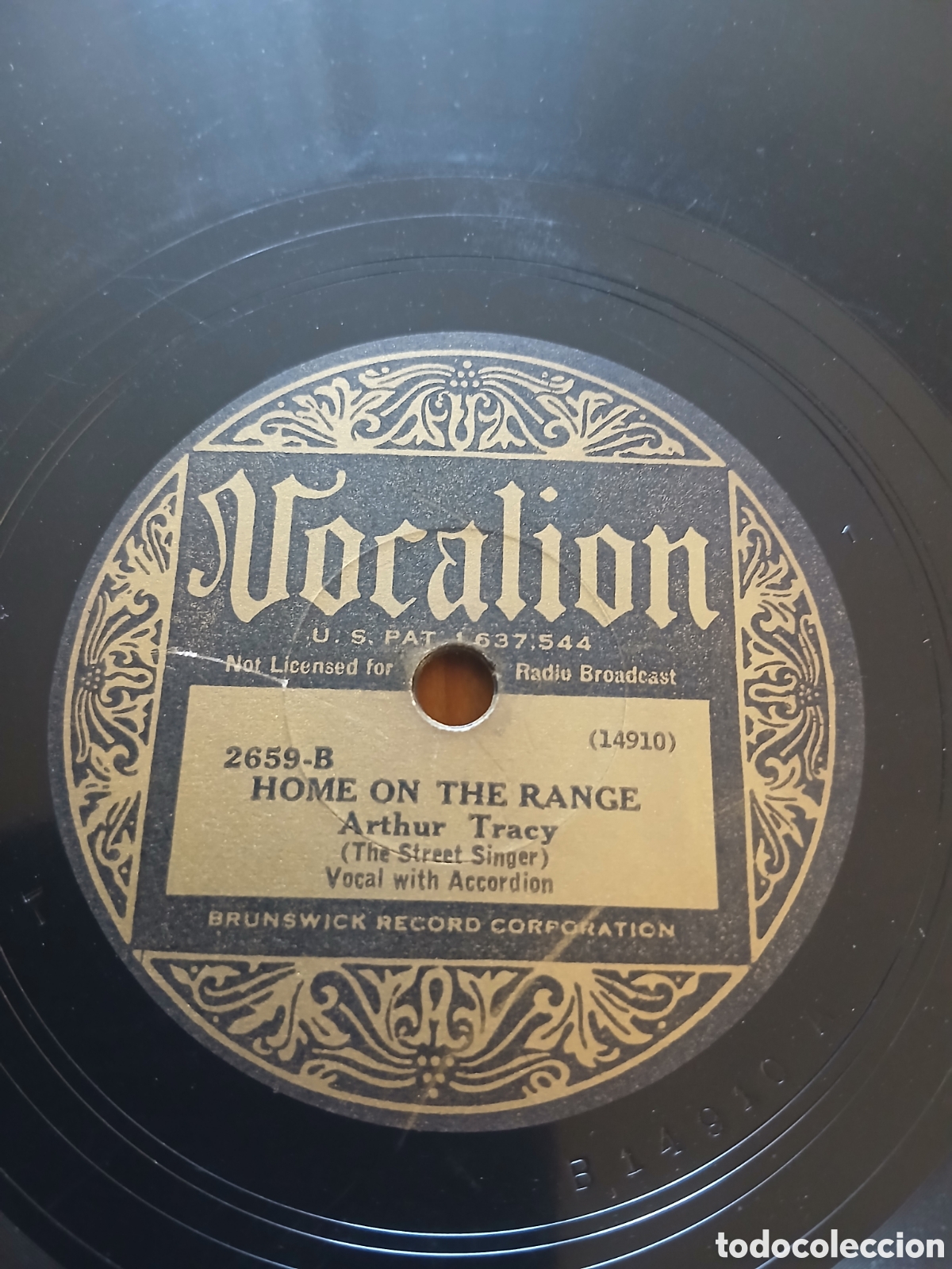 Discos de pizarra: Arthur Tracy vocalion - Foto 3