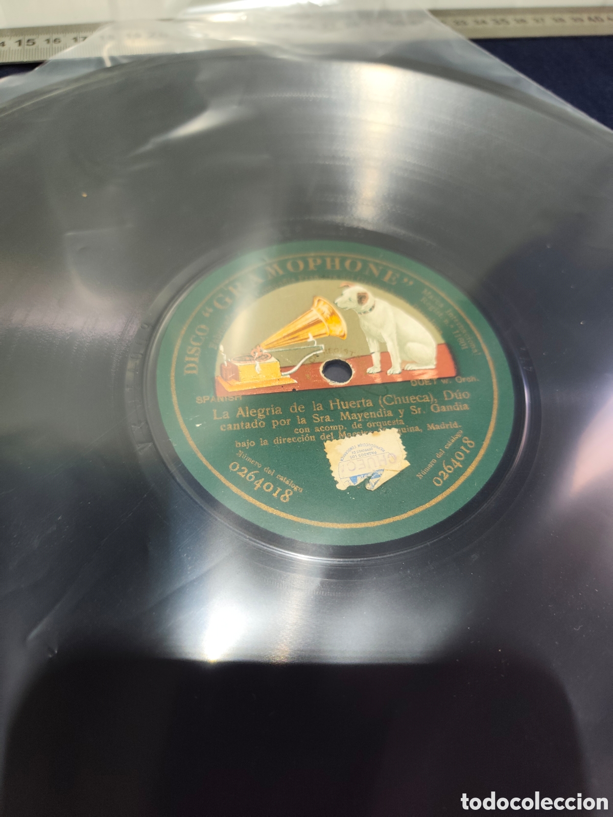 Discos de pizarra: Disco Pizarra 78 RPM Regal - Jotas Aragonesas - Miguel Asso (Rareza)