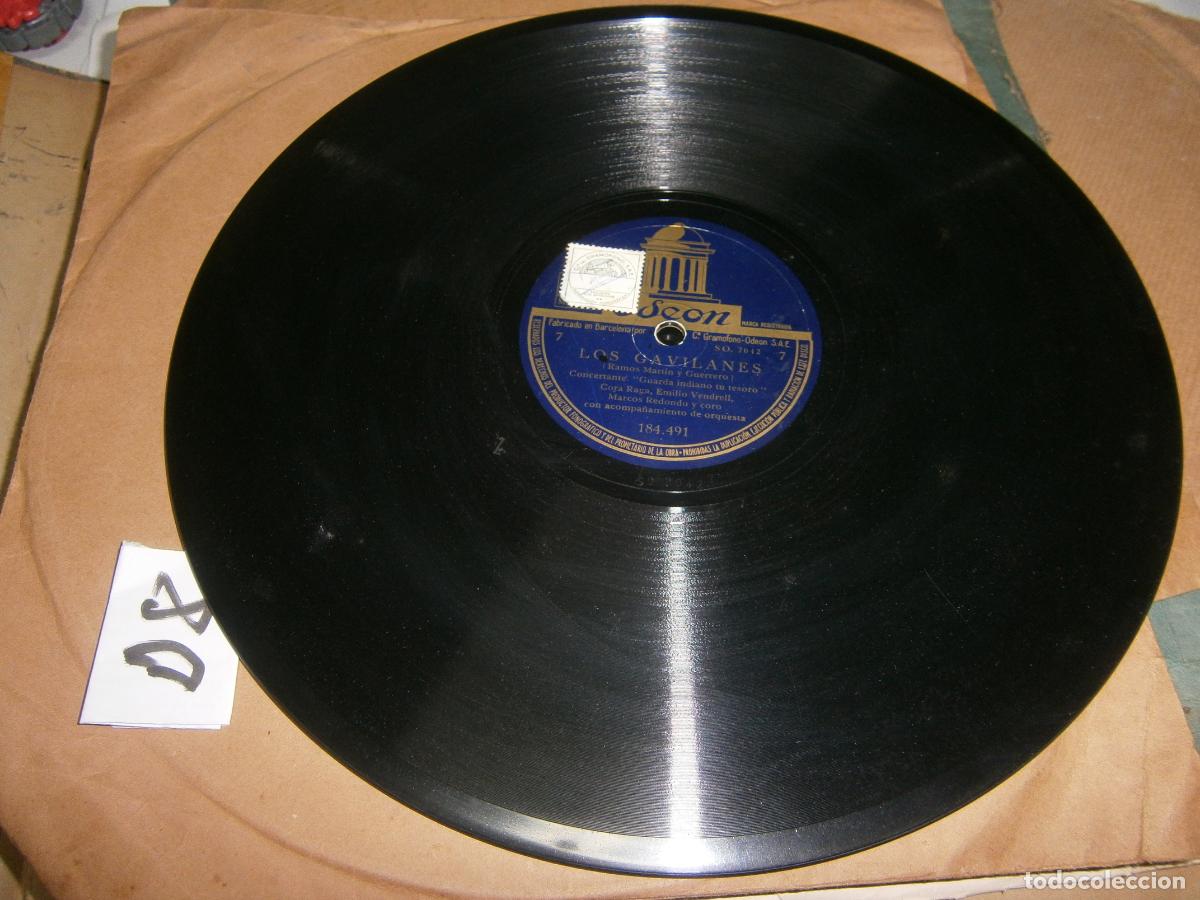 Discos de pizarra: ANTIGUO DISCO DE PIZARRA - LOS GAVILANES (RAMOS MARTIN Y GUERRERO)