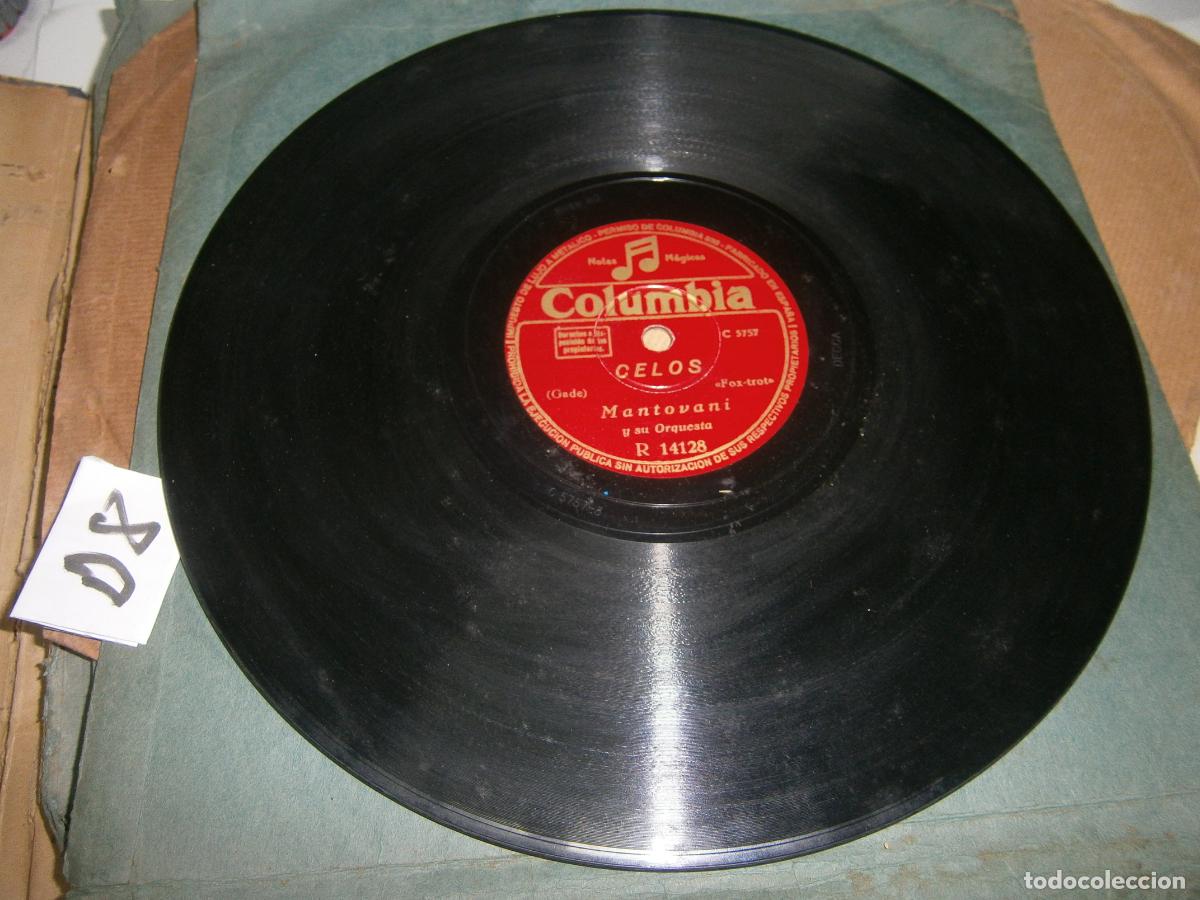 Discos de pizarra: ANTIGUO DISCO DE PIZARRA - CELOS Y LA CUMPARSITA (MANTOVANI Y SU ORQUESTA)