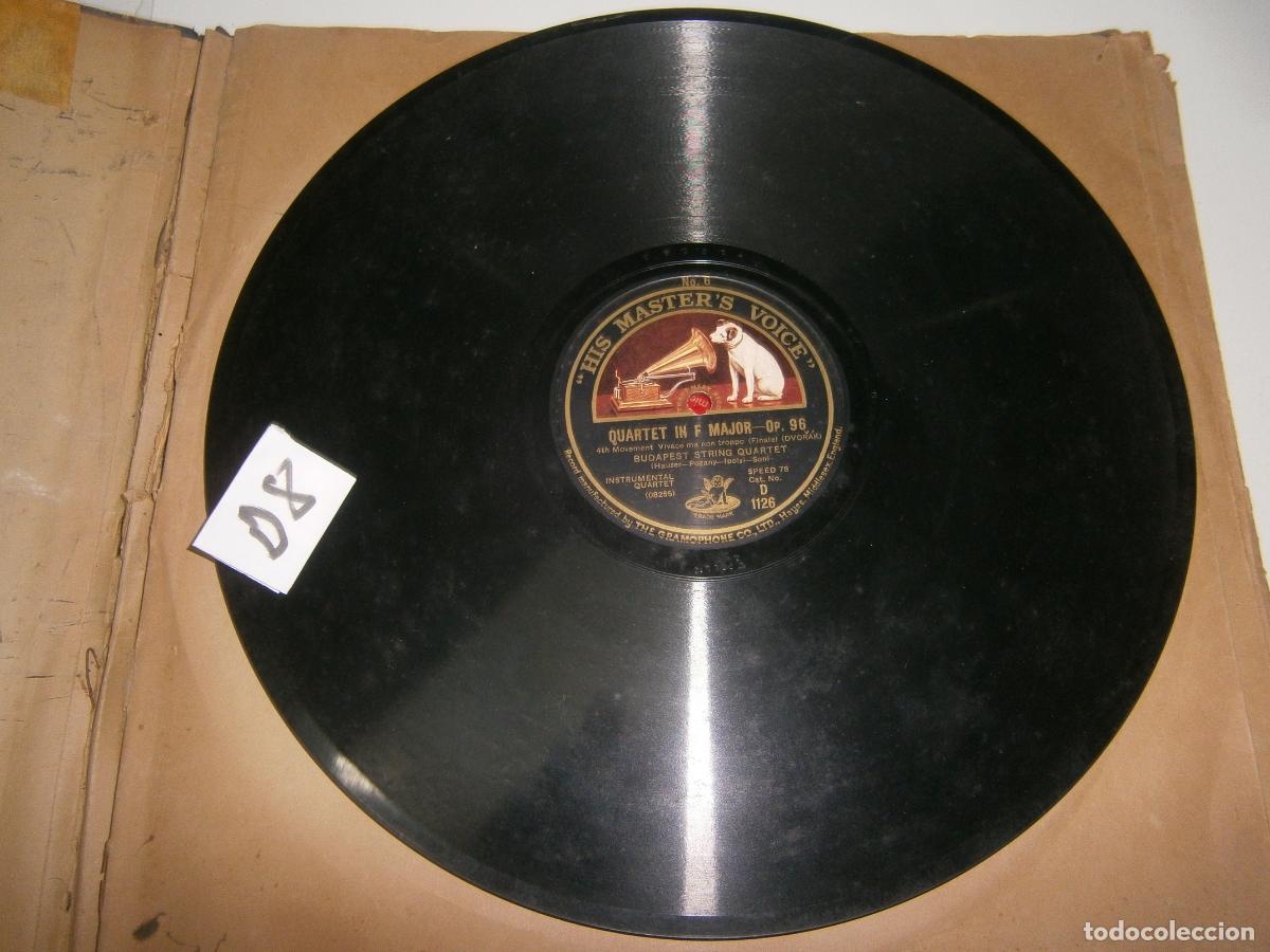 Discos de pizarra: ANTIGUO DISCO DE PIZARRA - BUDAPEST STRING QUARTET