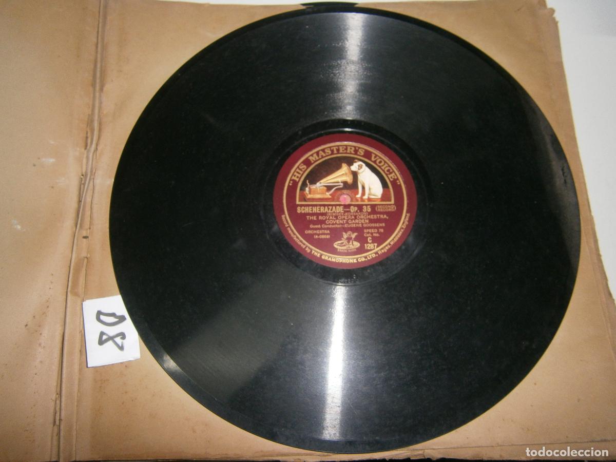 Discos de pizarra: ANTIGUO DISCO DE PIZARRA - SCHENERAZADE
