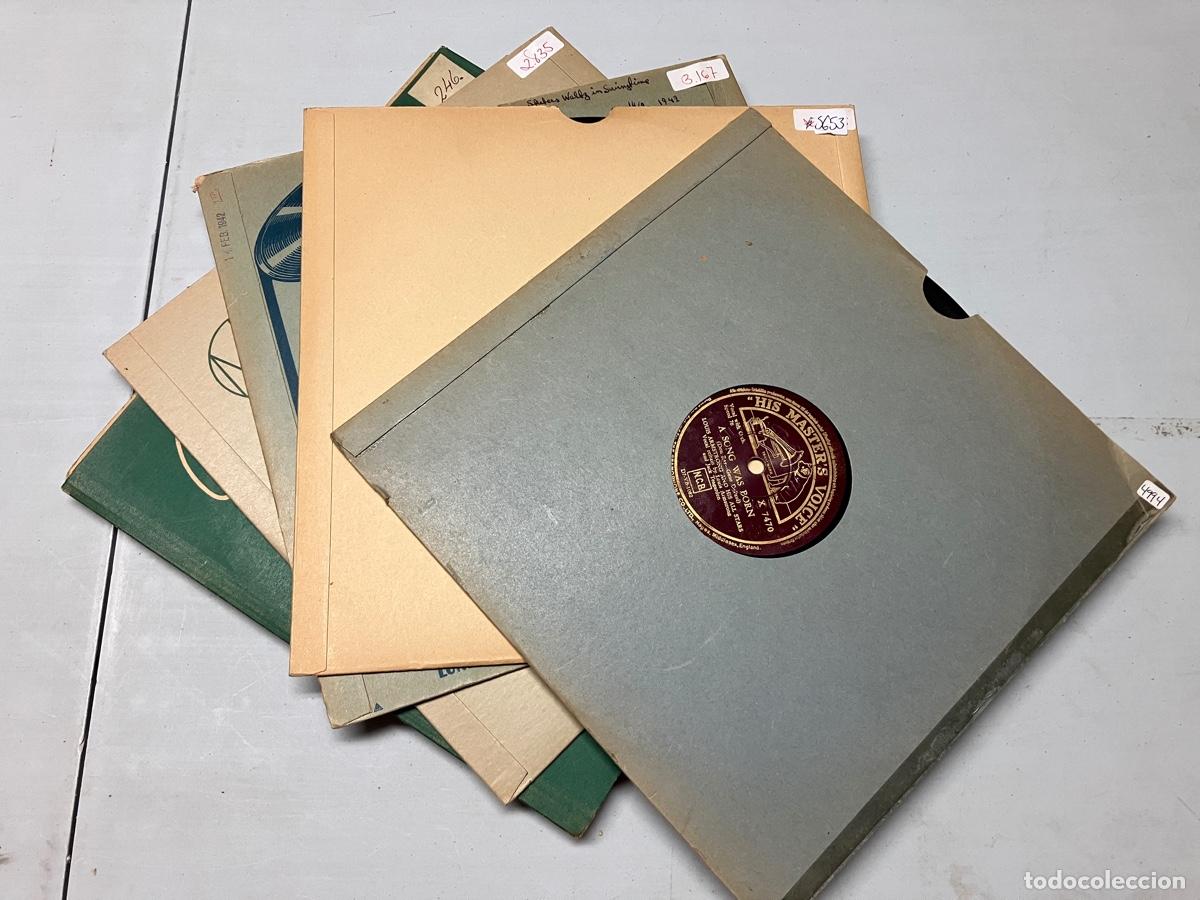 Discos de pizarra: LOUIS ARMSTRONG &ndash; LOTE 8 DISCOS PIZARRA