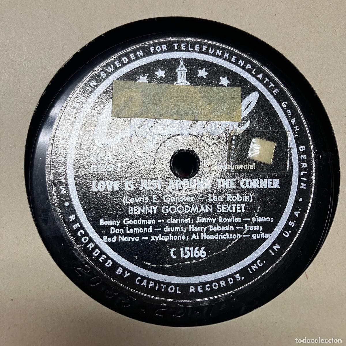 Discos de pizarra: BENNY GOODMAN &ndash; LOTE 10 DISCOS PIZARRA - Foto 7