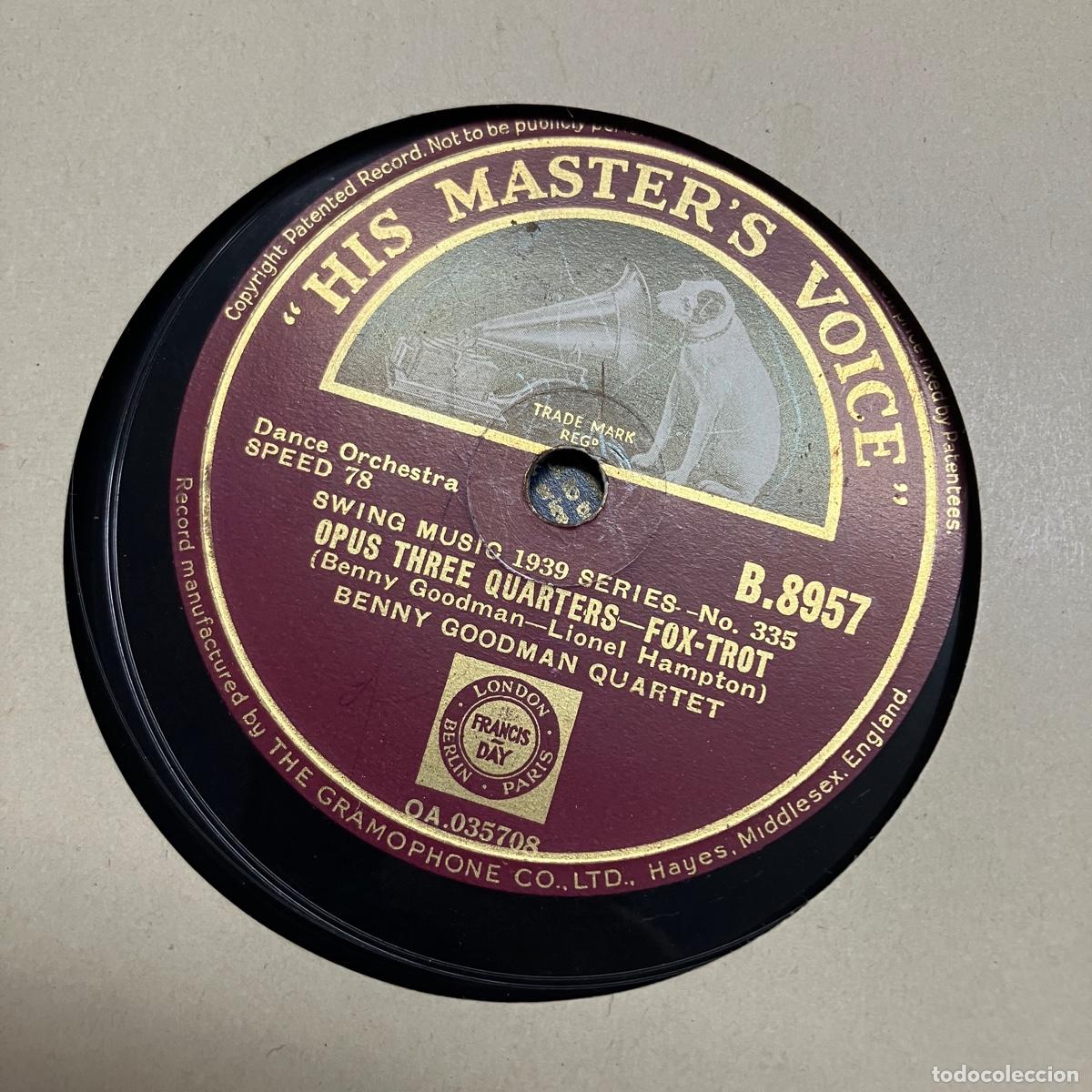 Discos de pizarra: BENNY GOODMAN &ndash; LOTE 10 DISCOS PIZARRA - Foto 10