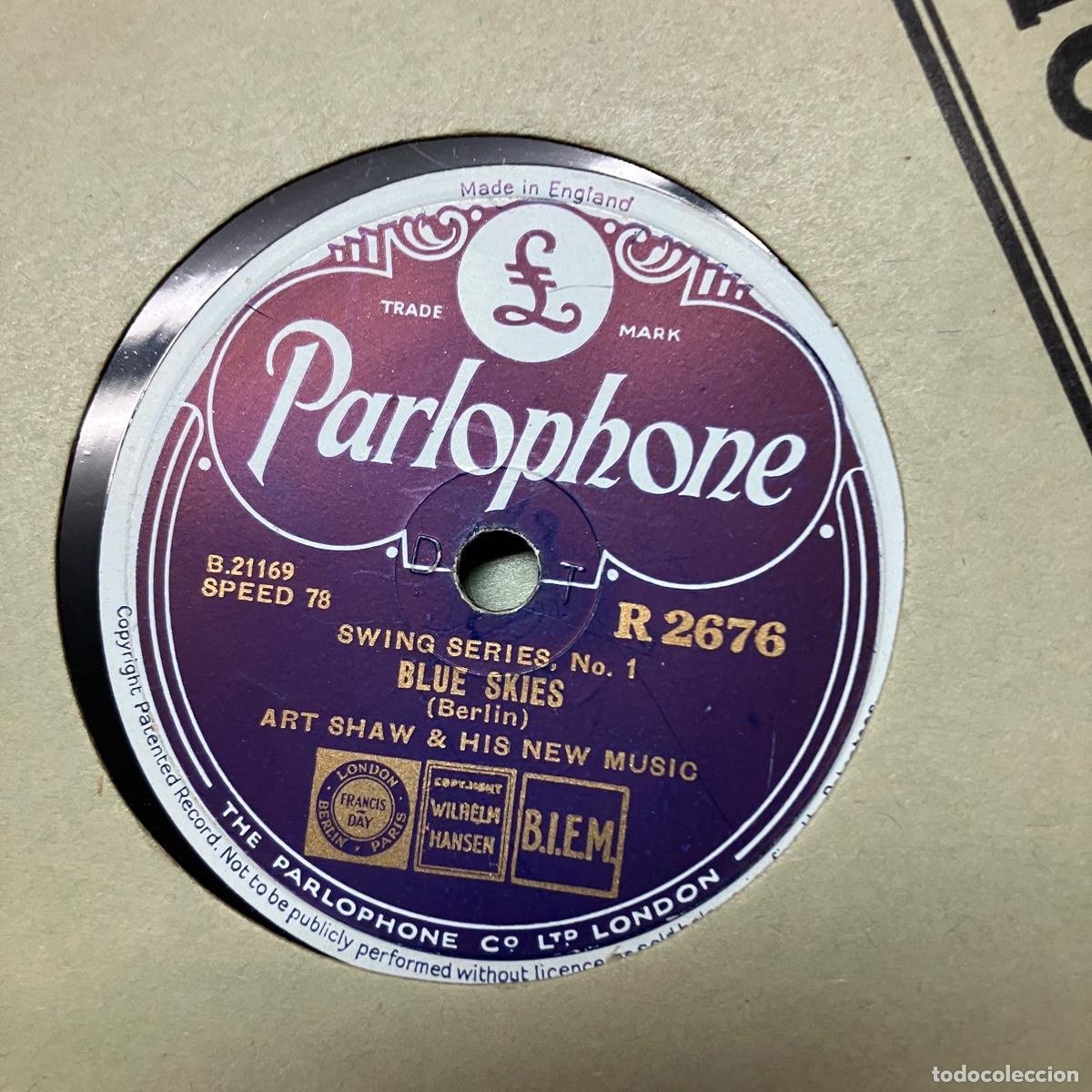 Discos de pizarra: ARTIE SHAW &ndash; LOTE 10 DISCOS PIZARRA - Foto 3